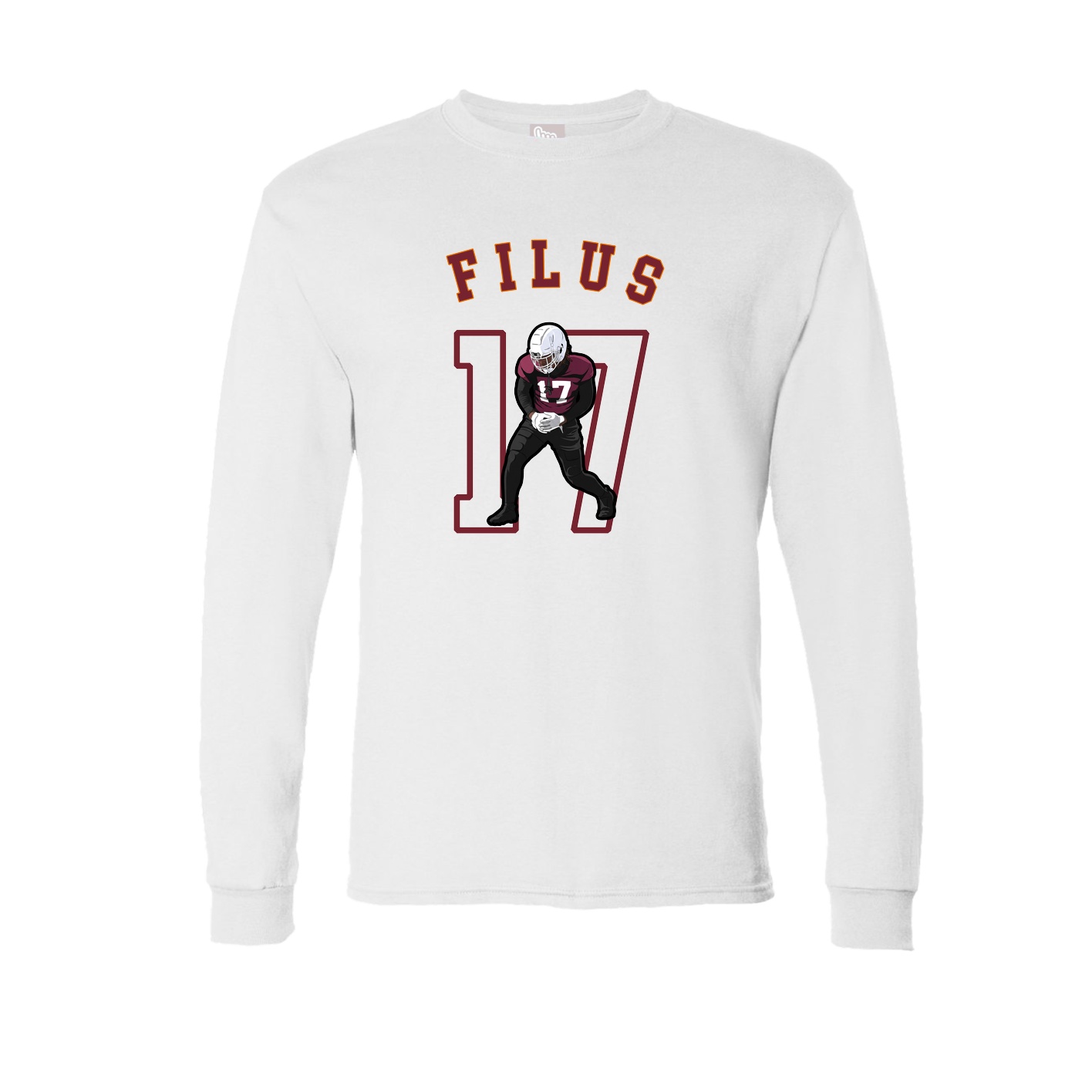 Long Sleeve Tee — Shirsey Arch in White