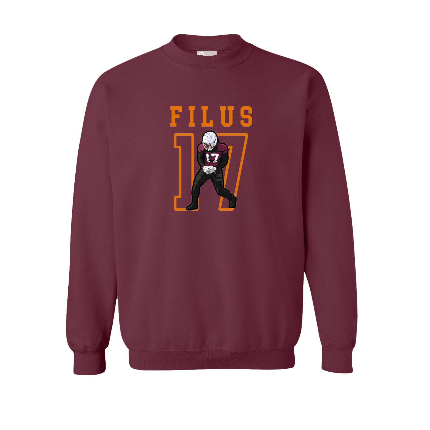 Fleece Crew — Shirsey in Maroon
