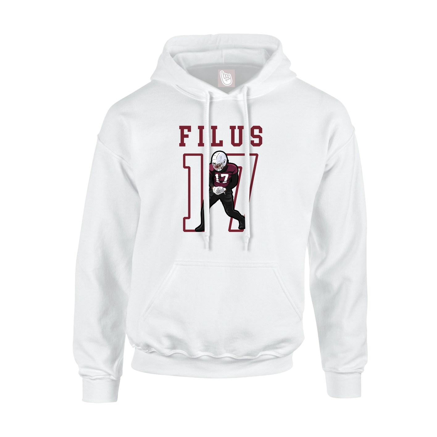 Youth Hoodie — Shirsey in White