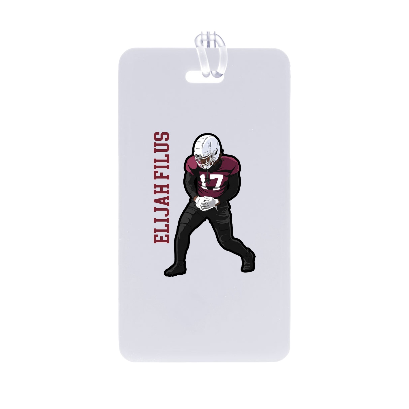 Bag Tag — Name Vertical in Classic