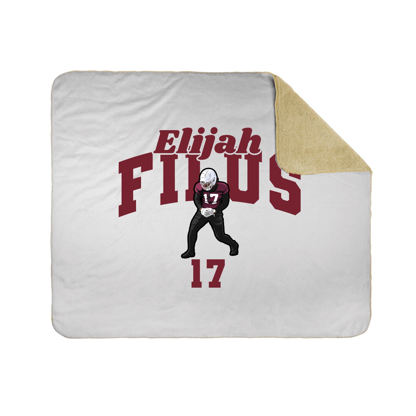 Throw Blanket — Signature Arch in White