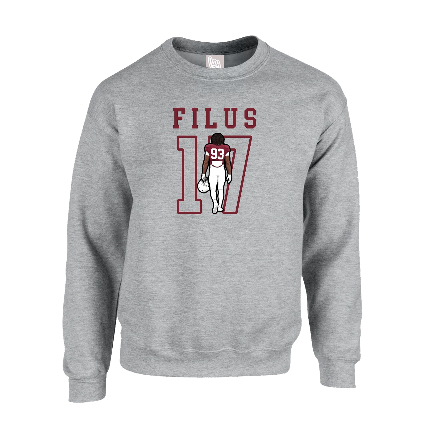 Fleece Crew — Shirsey in Grey