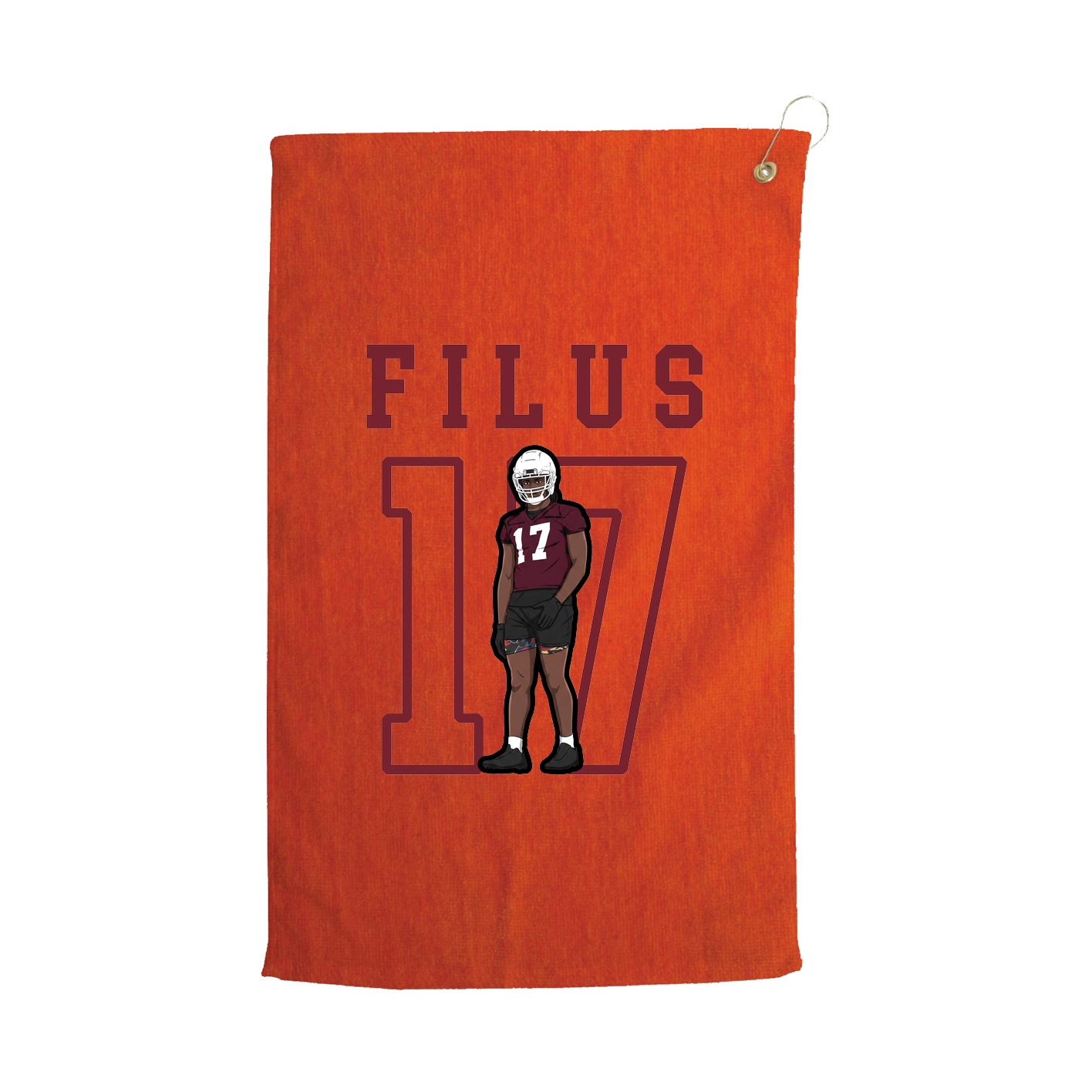 Golf Towel — Shirsey in Orange