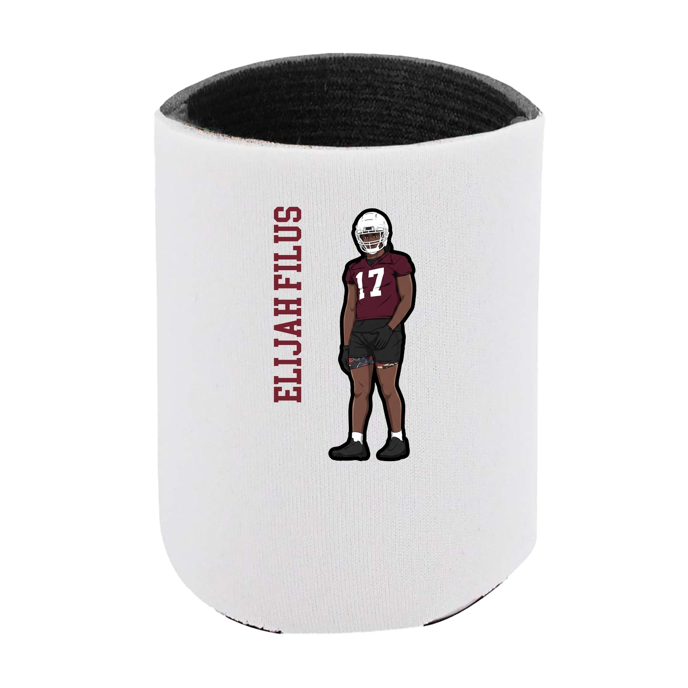 Can Holder — Name Vertical in White