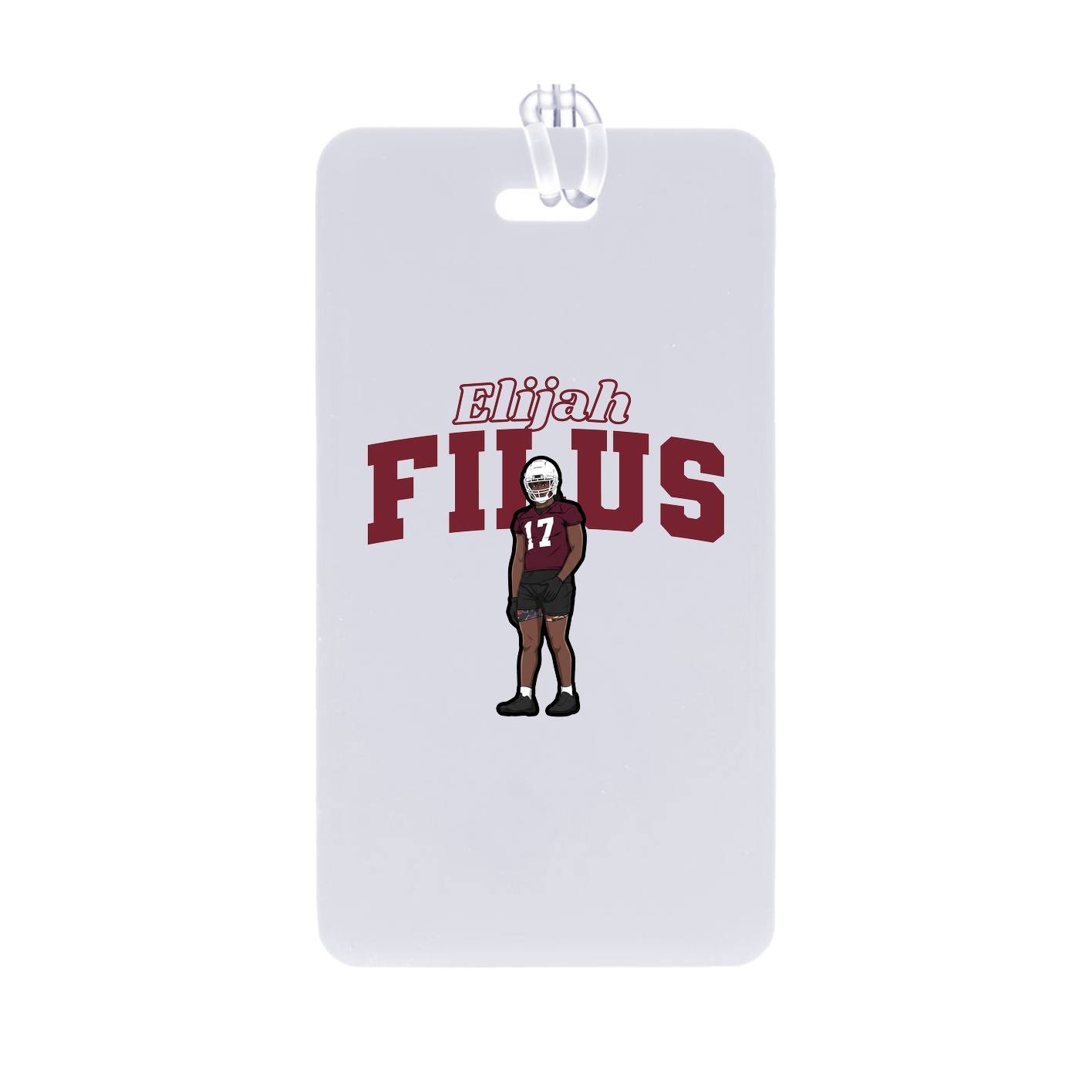 Bag Tag — Name Arch in Classic