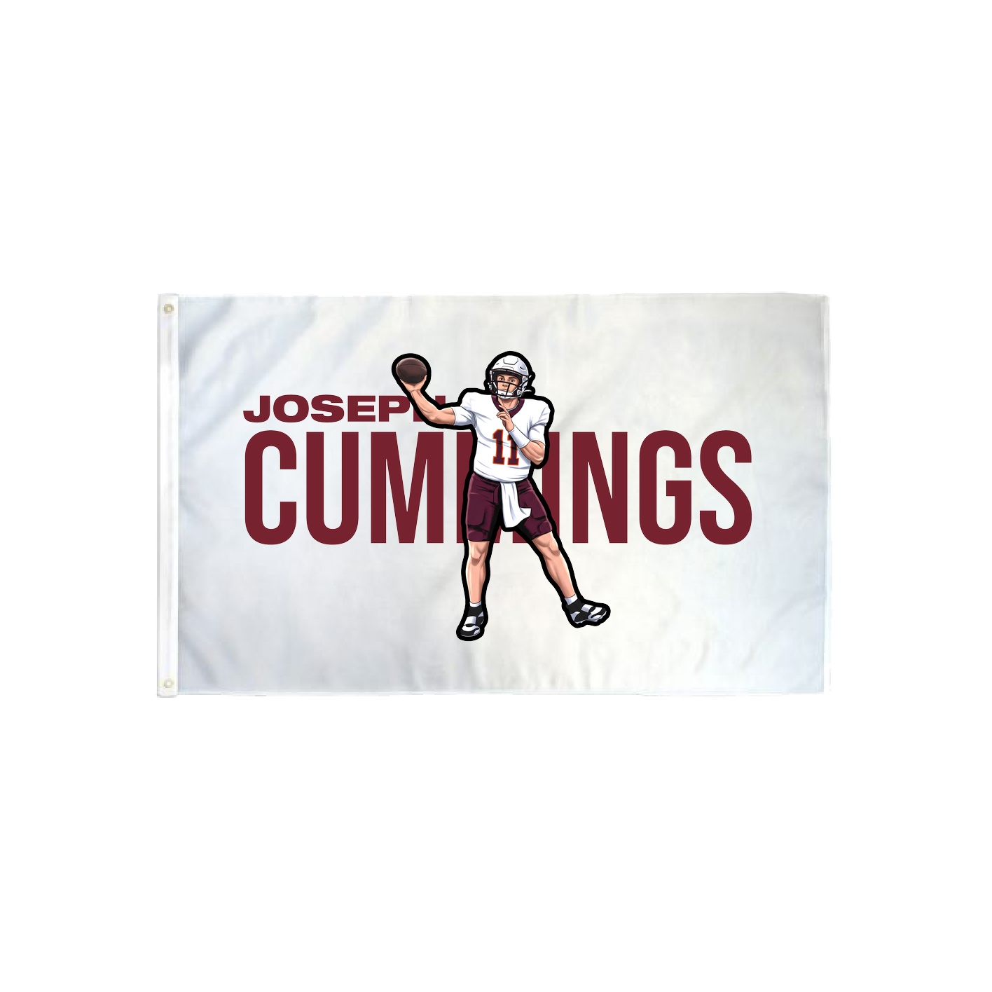 3x5 Flag — Player Name in Classic