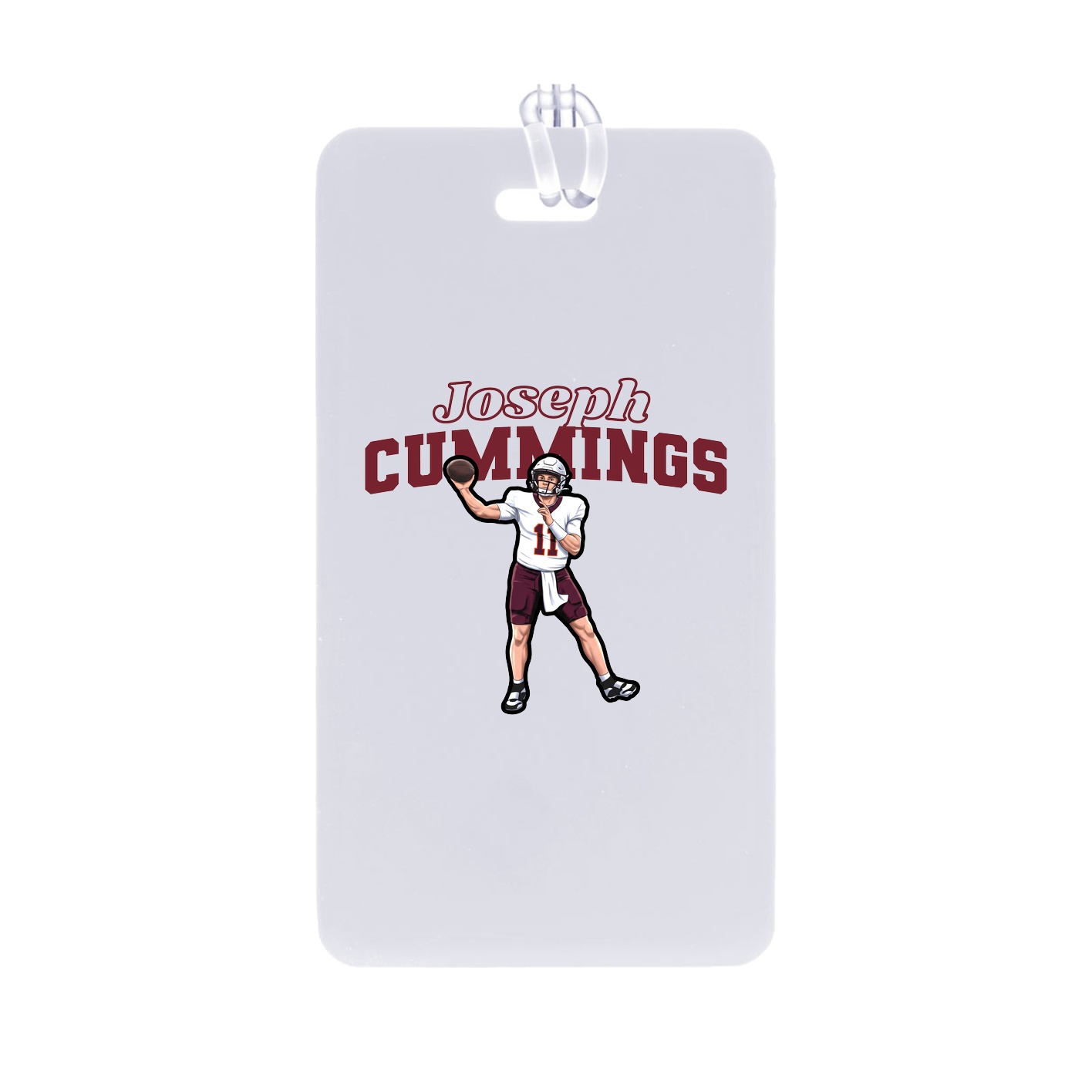 Bag Tag — Name Arch in Classic
