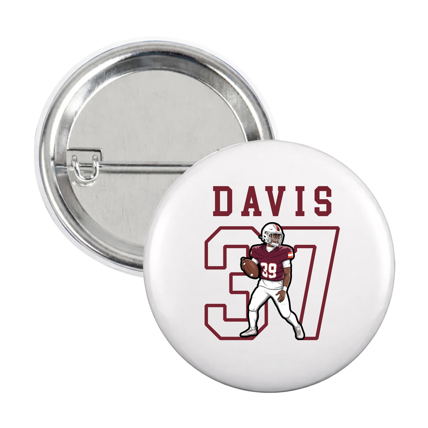 Game Day Button — Shirsey in White