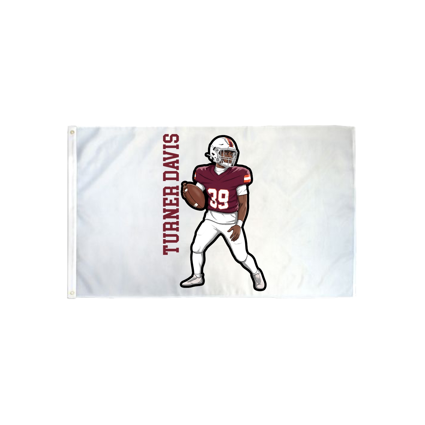 3x5 Flag — Name Vertical in Classic