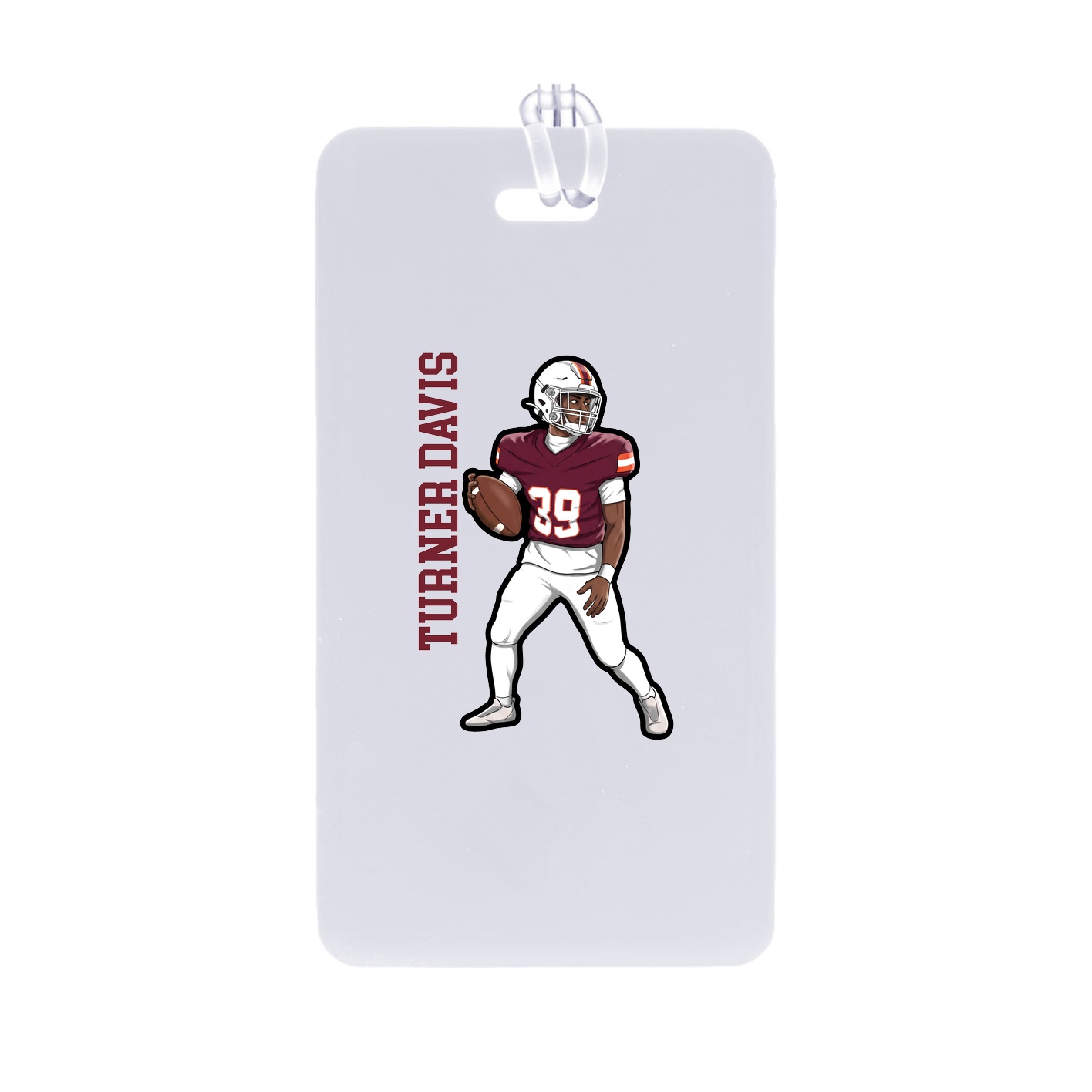 Bag Tag — Name Vertical in Classic