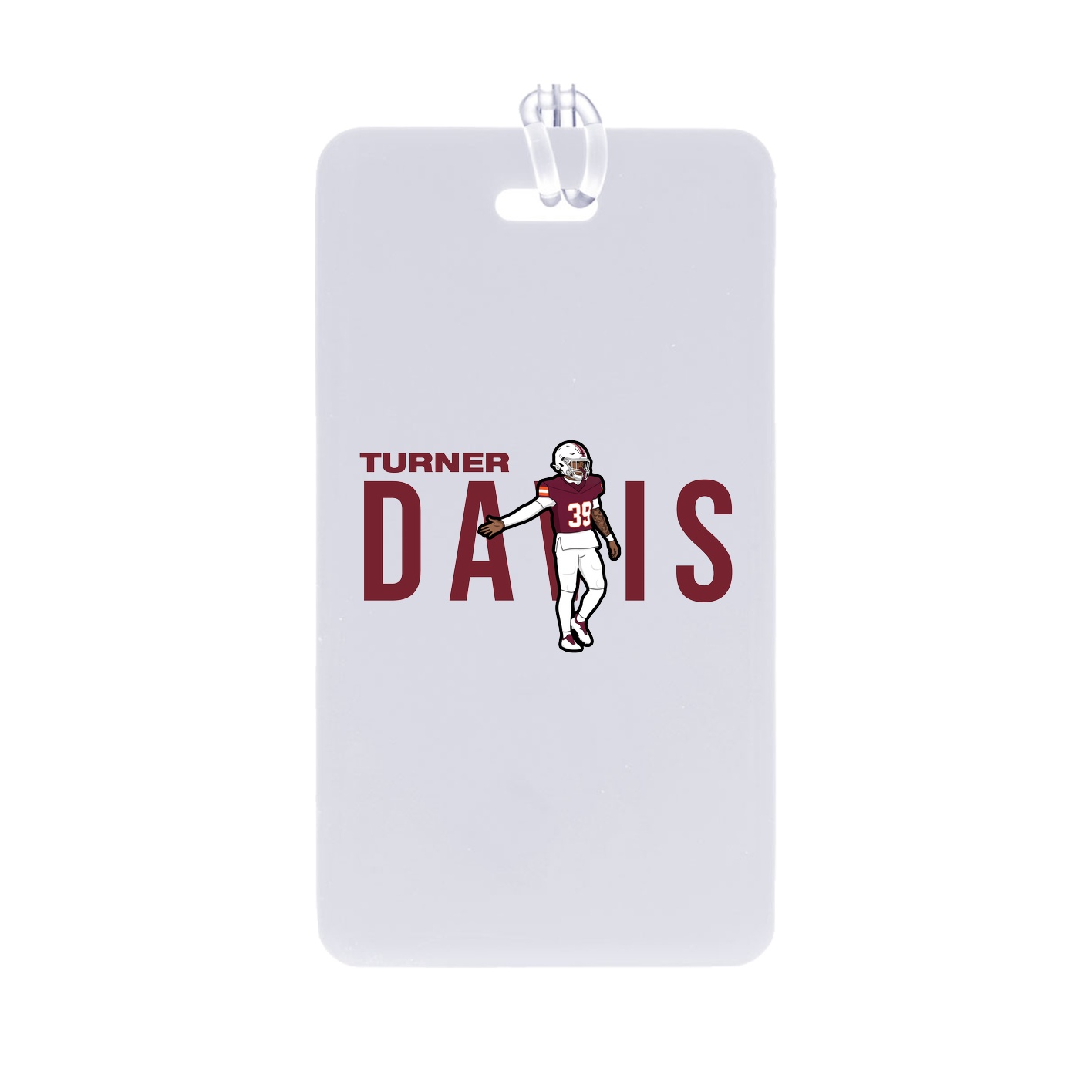 Bag Tag — Player Name in Classic