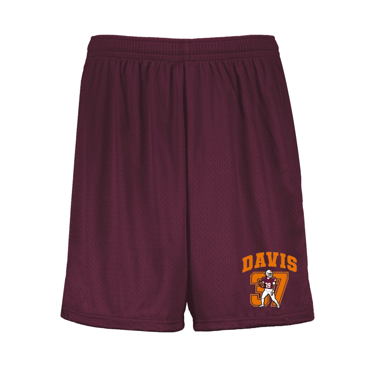 Shorts — Number in Maroon