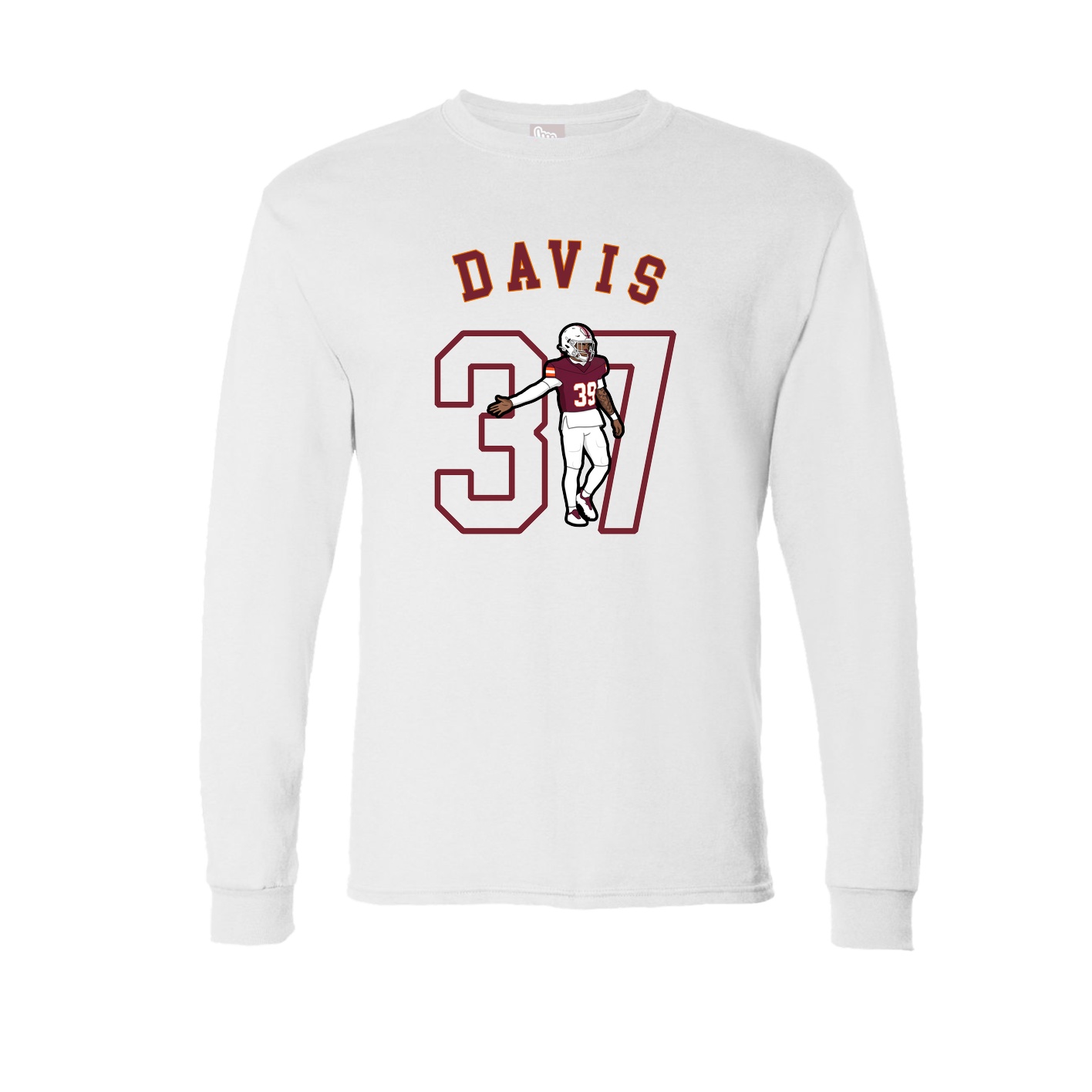 Long Sleeve Tee — Shirsey Arch in White