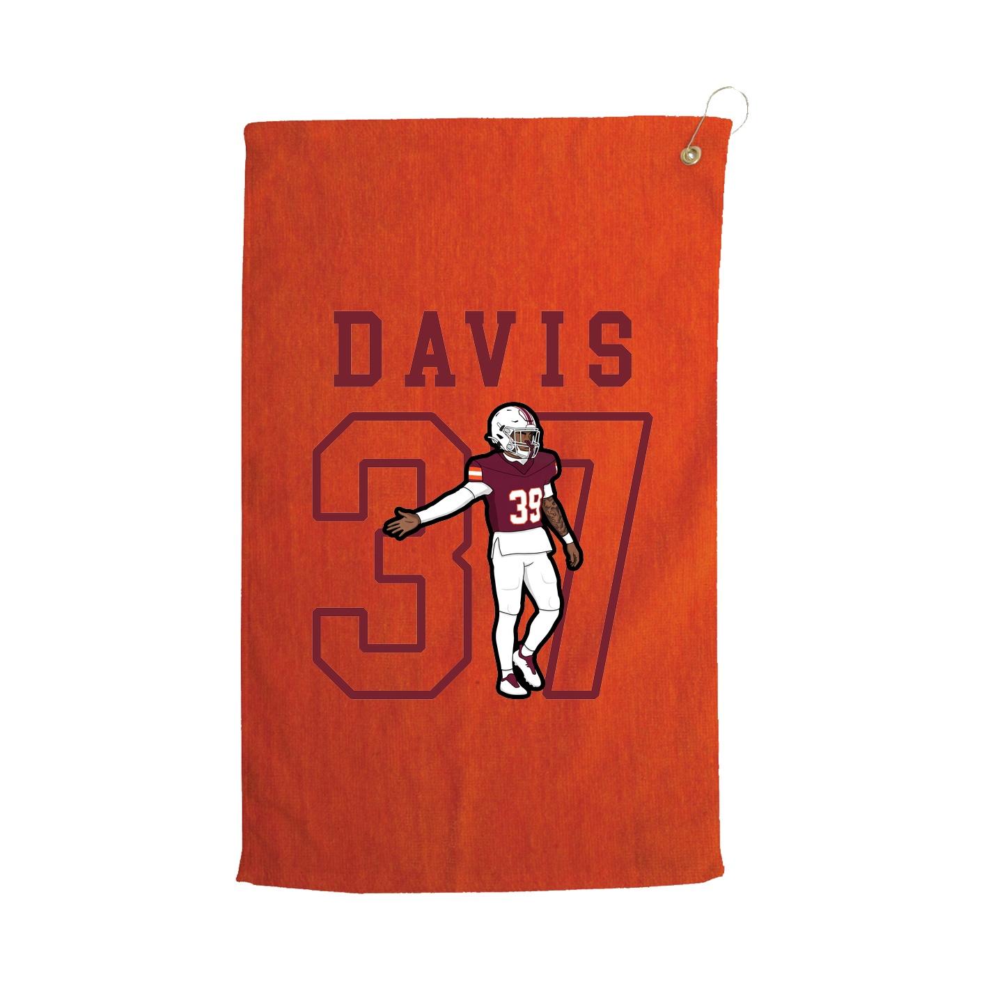 Golf Towel — Shirsey in Orange