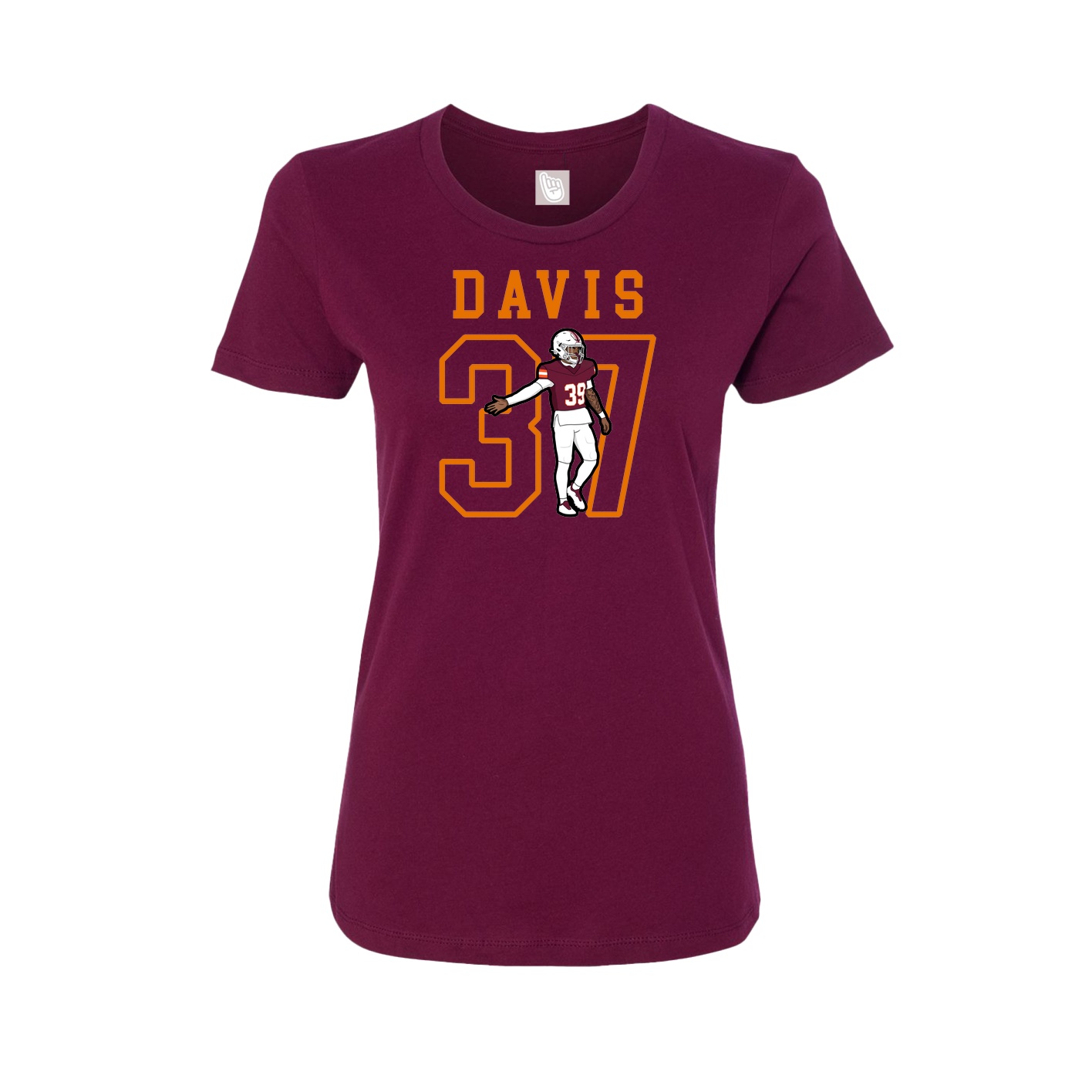 Fitted Women's Tee — Shirsey in Maroon