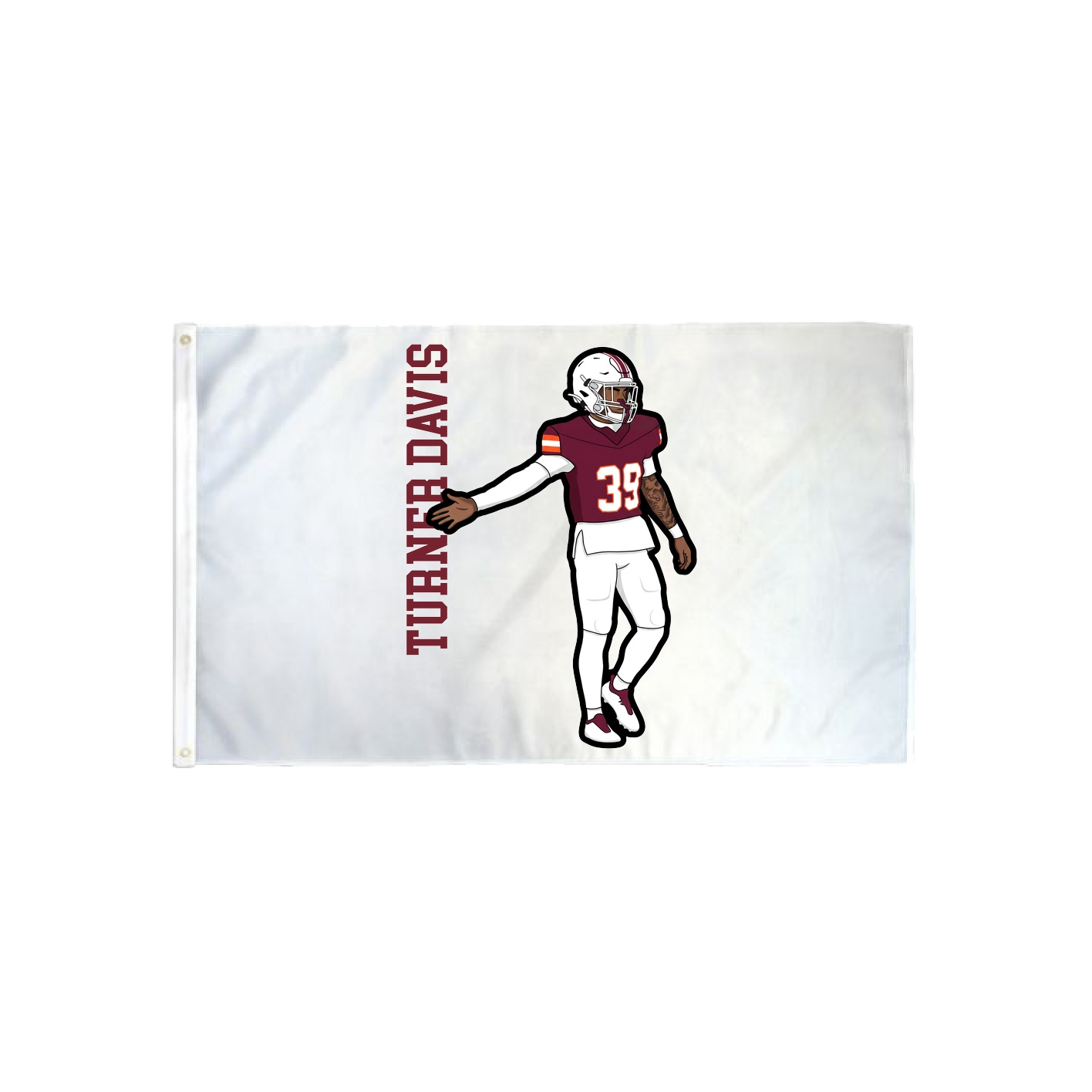 3x5 Flag — Name Vertical in Classic
