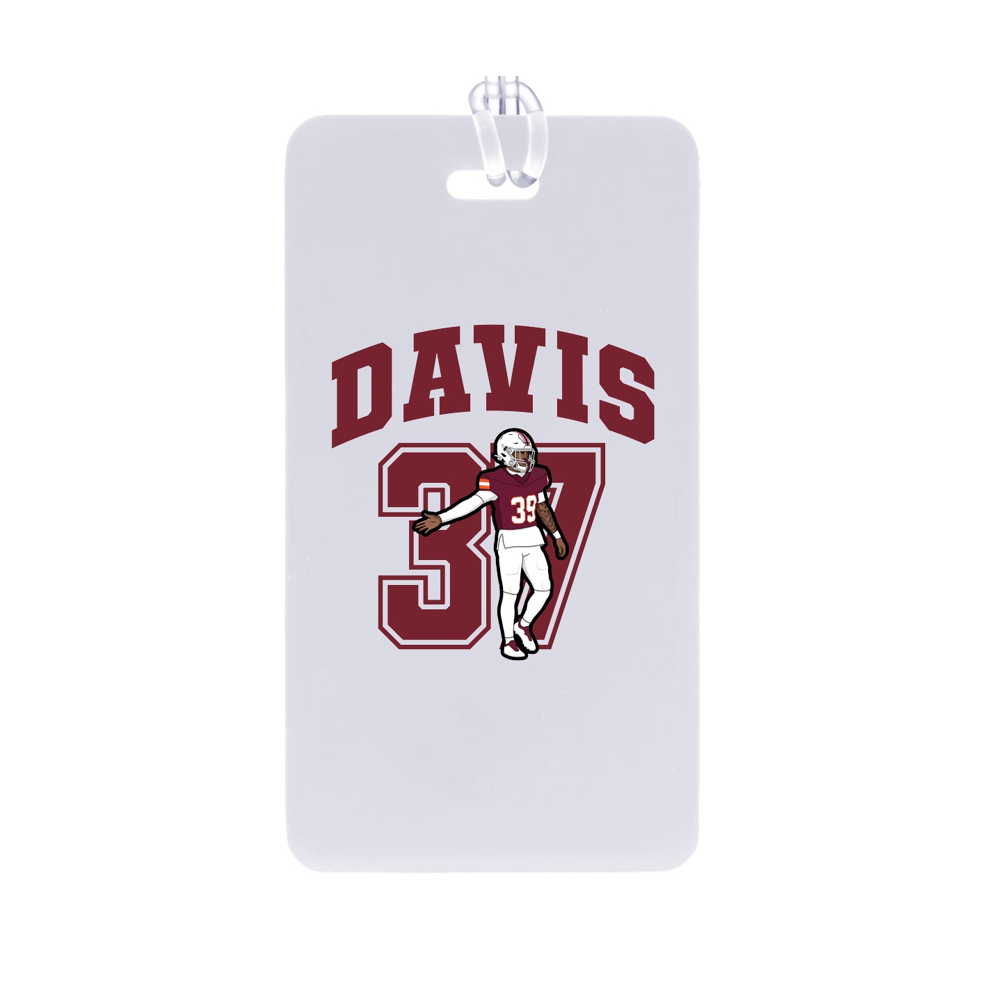 Bag Tag — Number in Classic