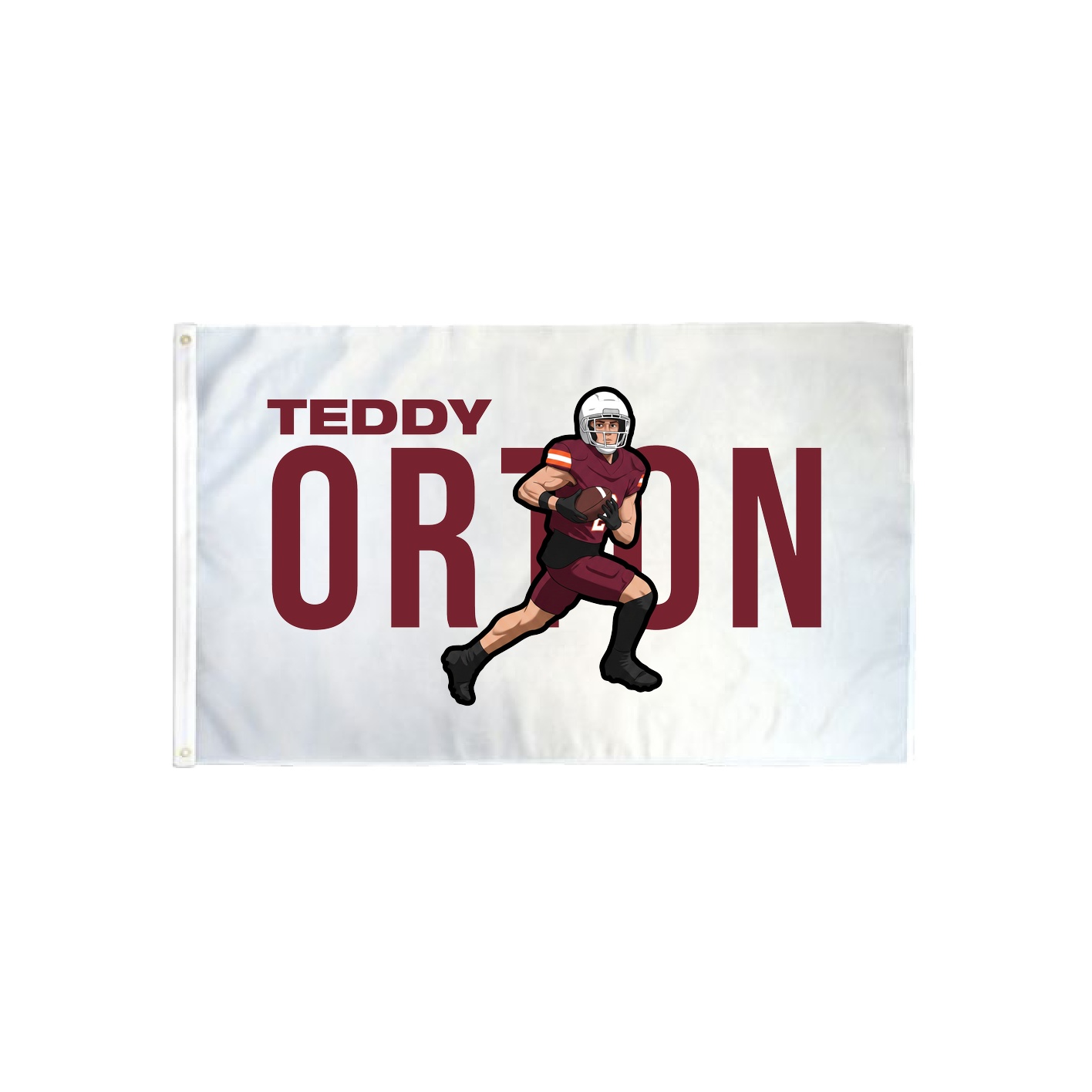 3x5 Flag — Player Name in Classic