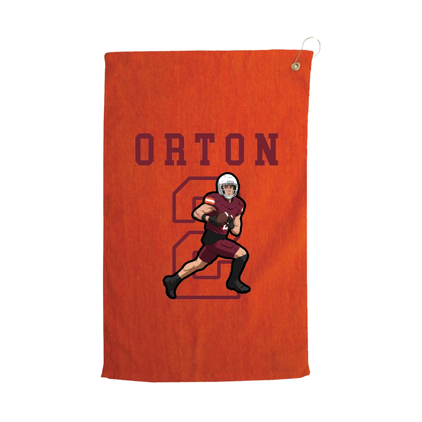 Golf Towel — Shirsey in Orange