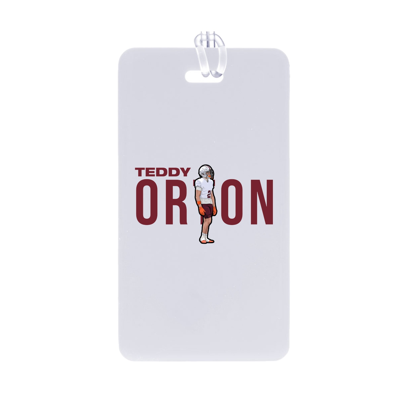 Bag Tag — Player Name in Classic
