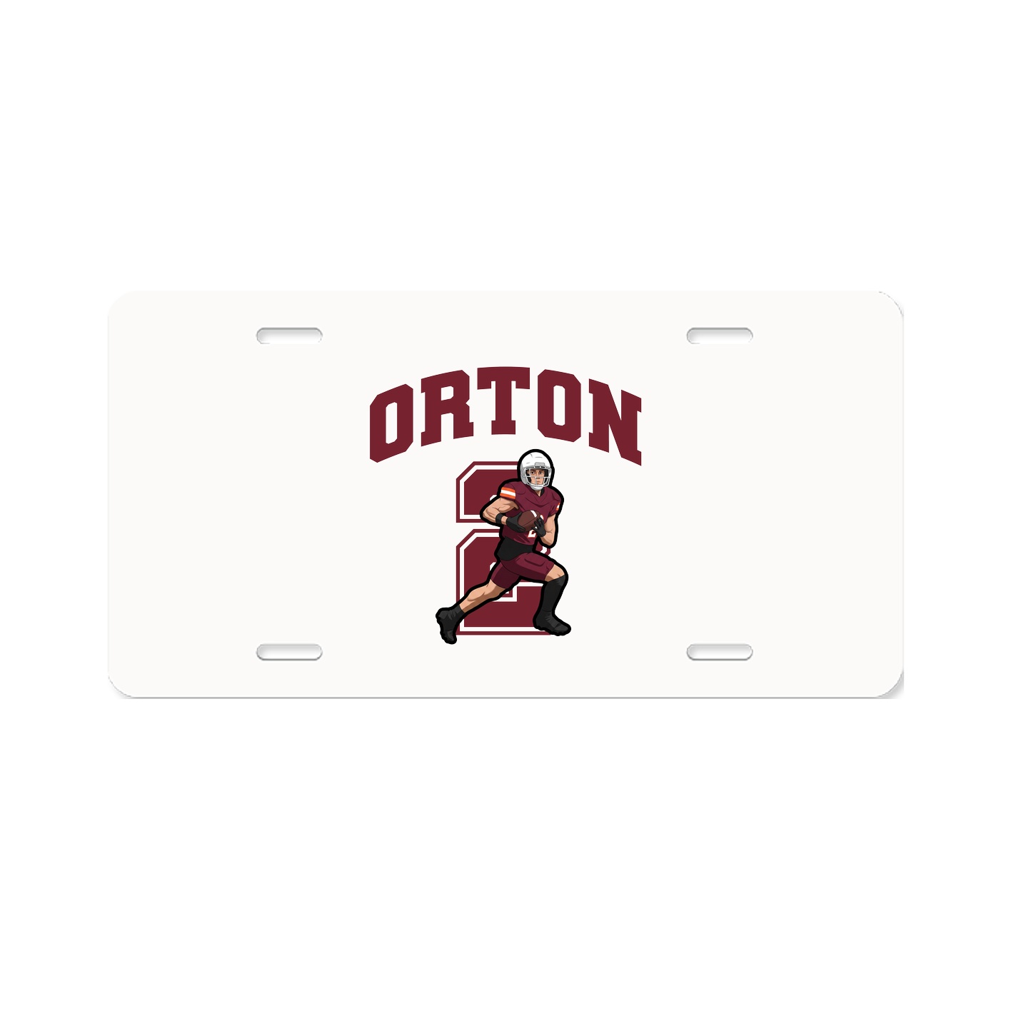 License Plate — Number in Classic