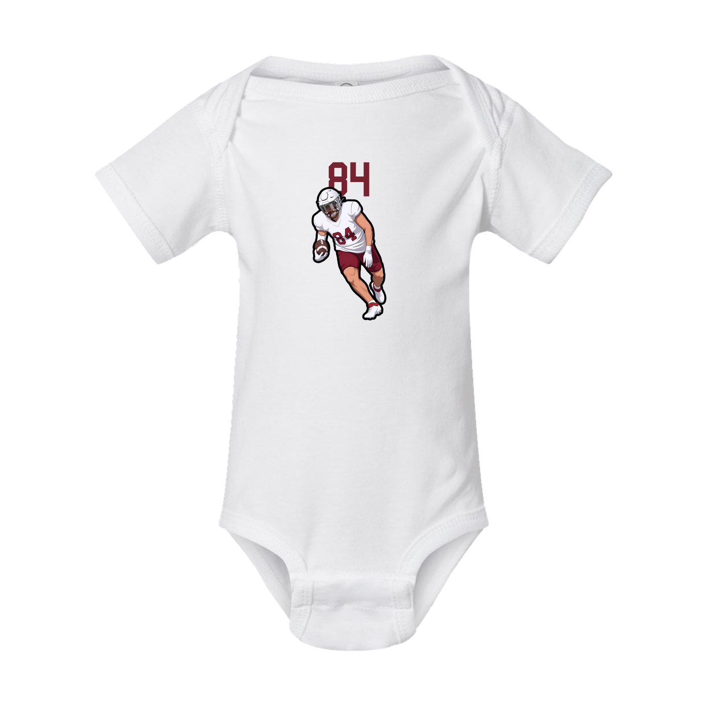 Baby Onesie — Number Top in White
