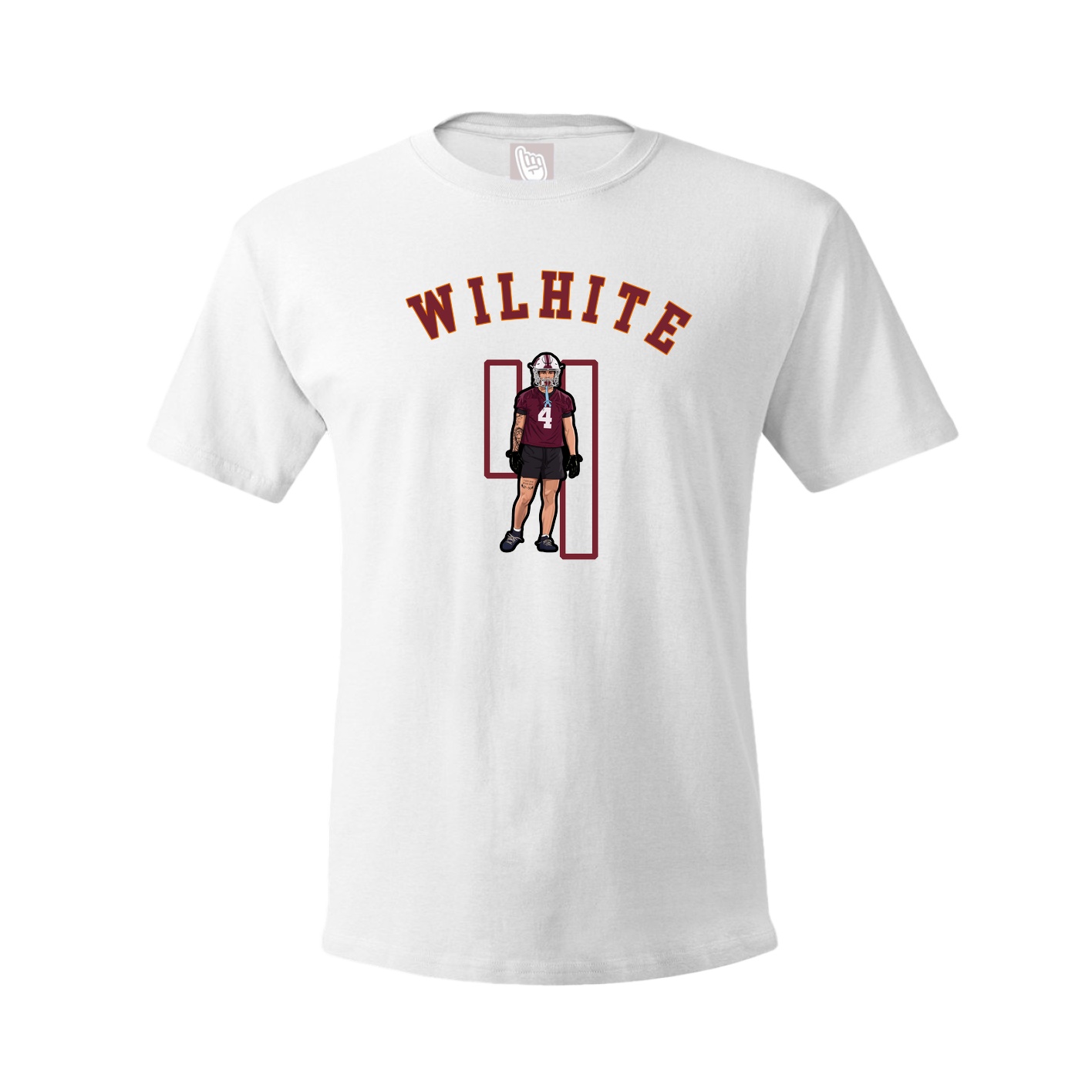Youth Tee — Shirsey Arch in White