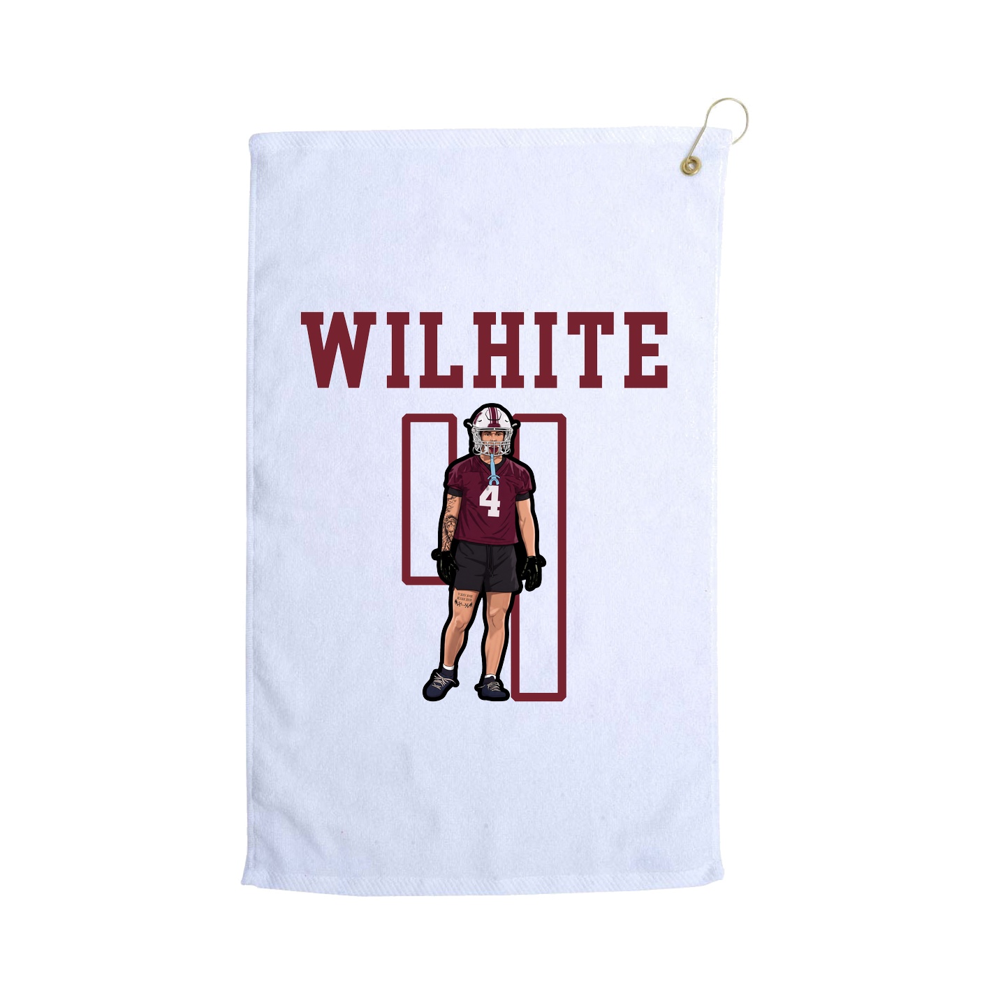 Golf Towel — Shirsey in White