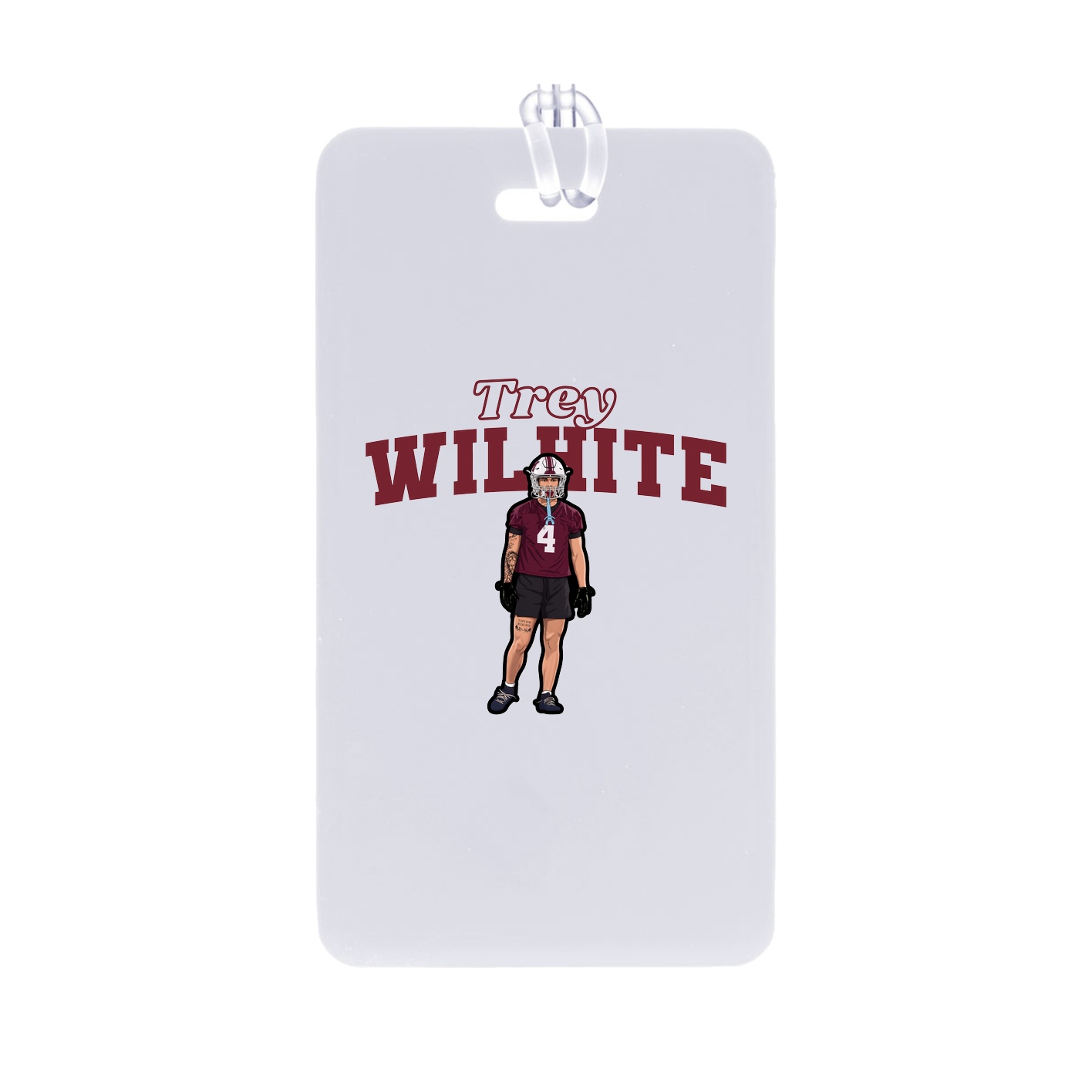Bag Tag — Name Arch in Classic