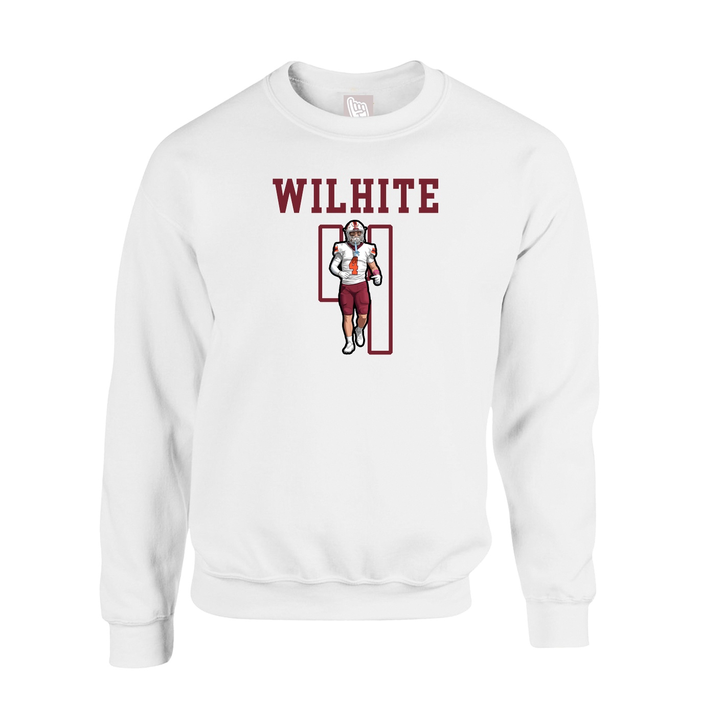 Fleece Crew — Shirsey in White