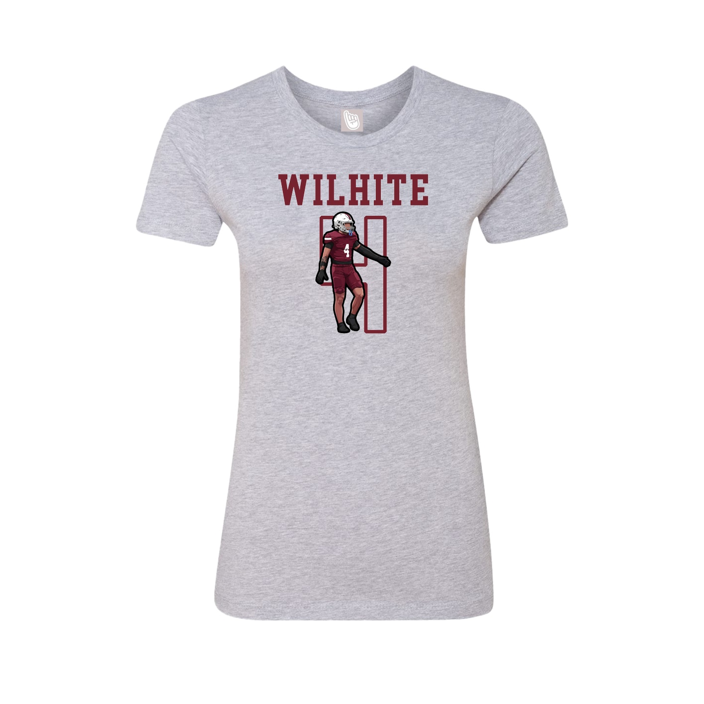 Fitted Women's Tee — Shirsey in Grey