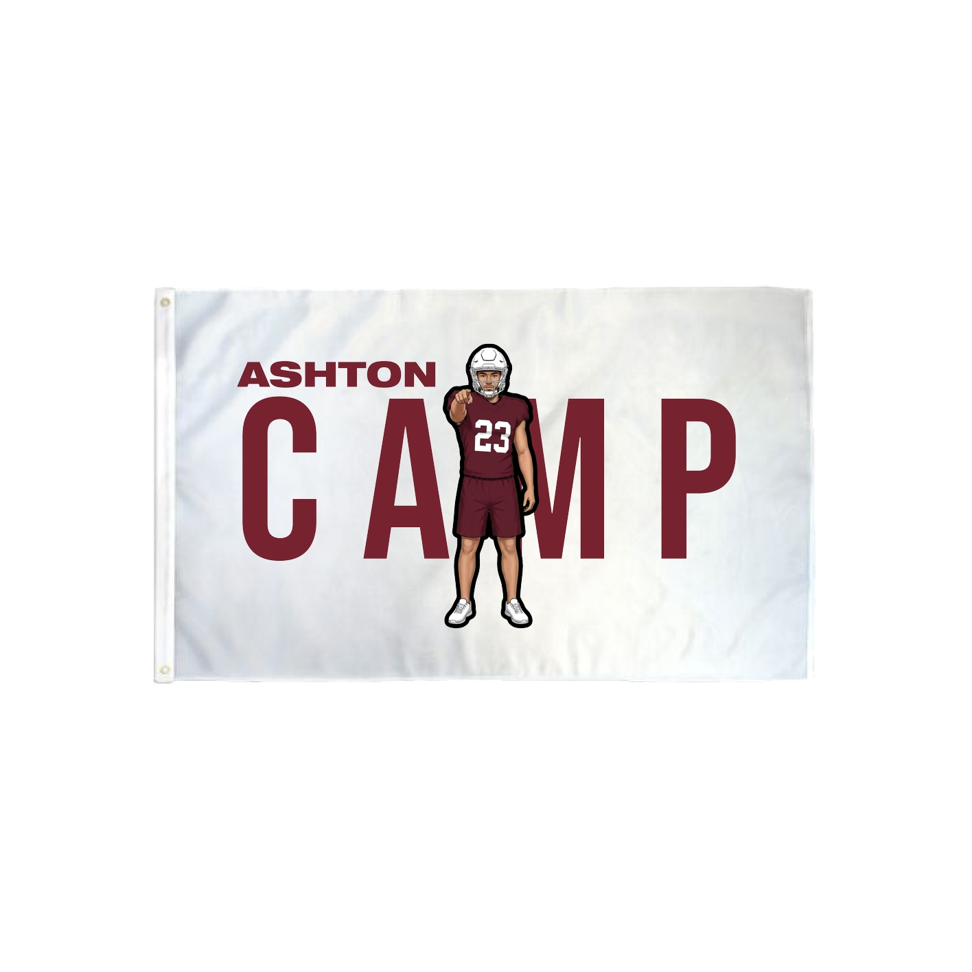 3x5 Flag — Player Name in Classic