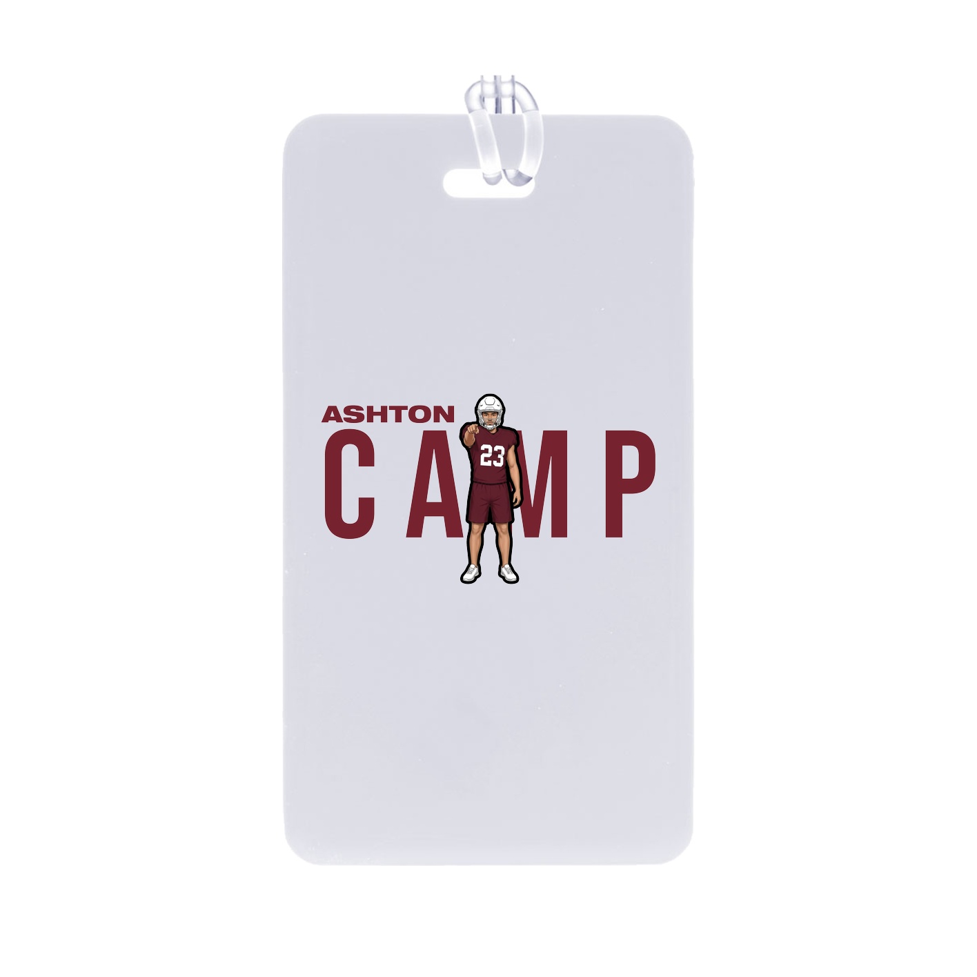 Bag Tag — Player Name in Classic