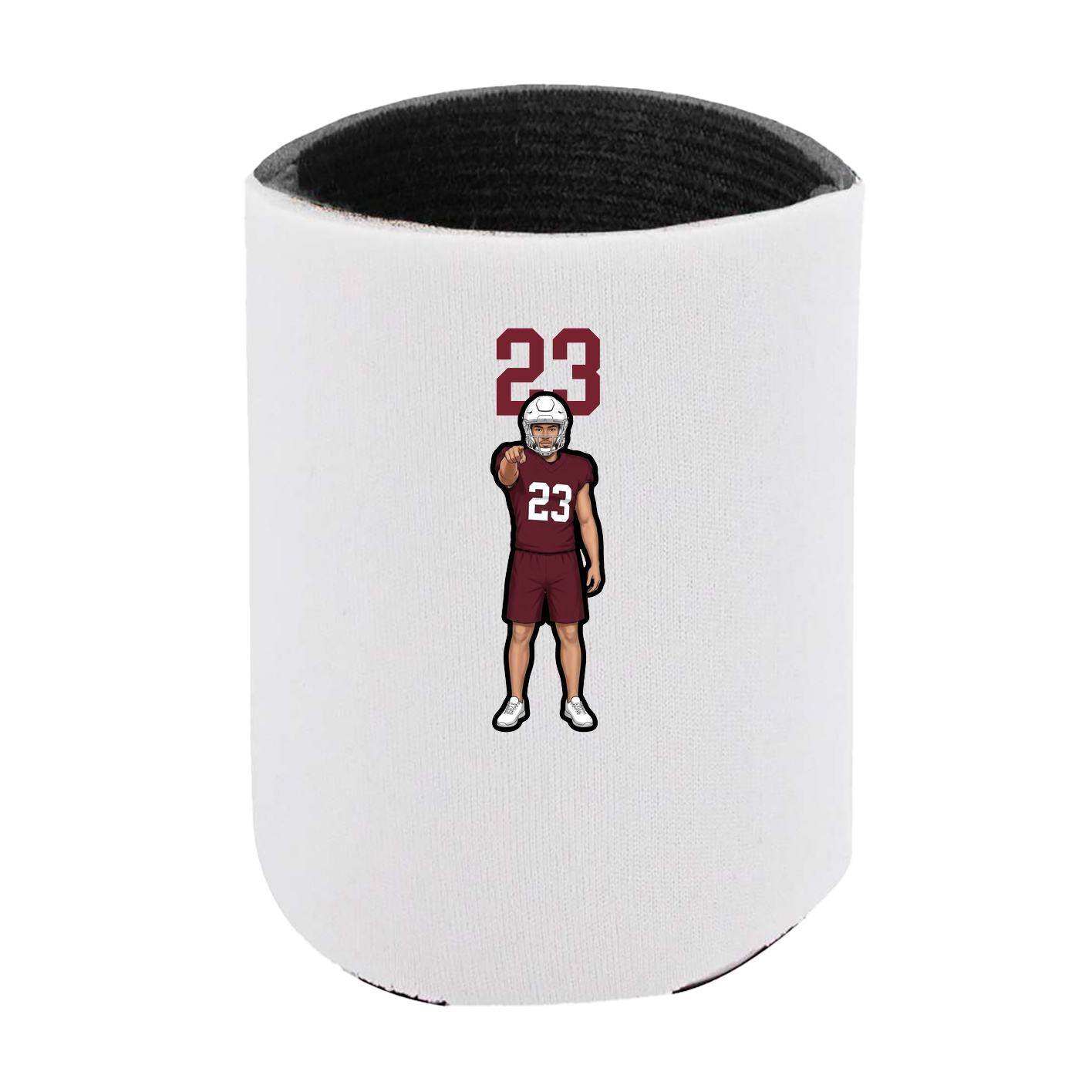 Can Holder — Number Top in White
