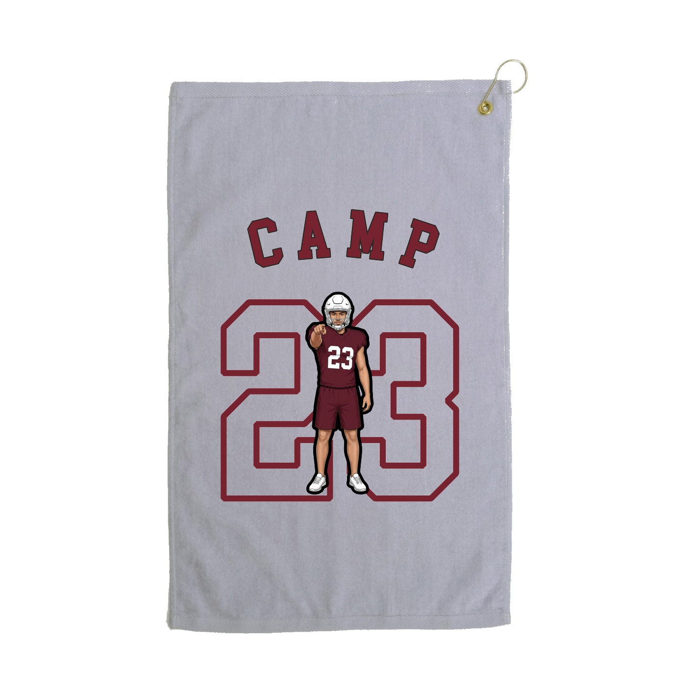 Golf Towel — Shirsey Arch in Grey
