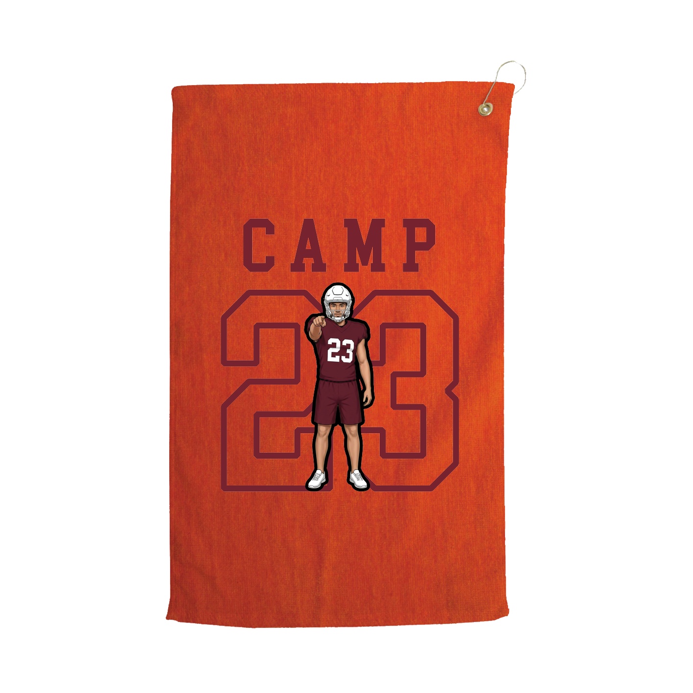 Golf Towel — Shirsey in Orange