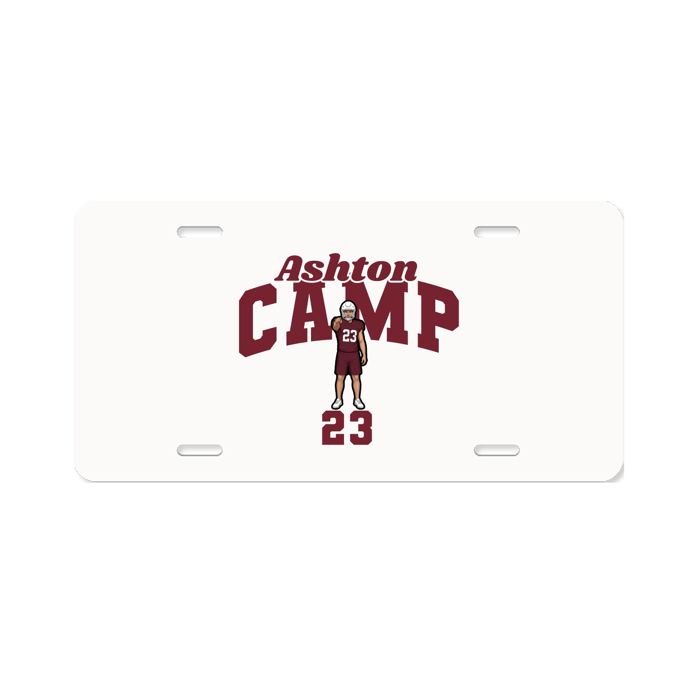 License Plate — Signature Arch in Classic