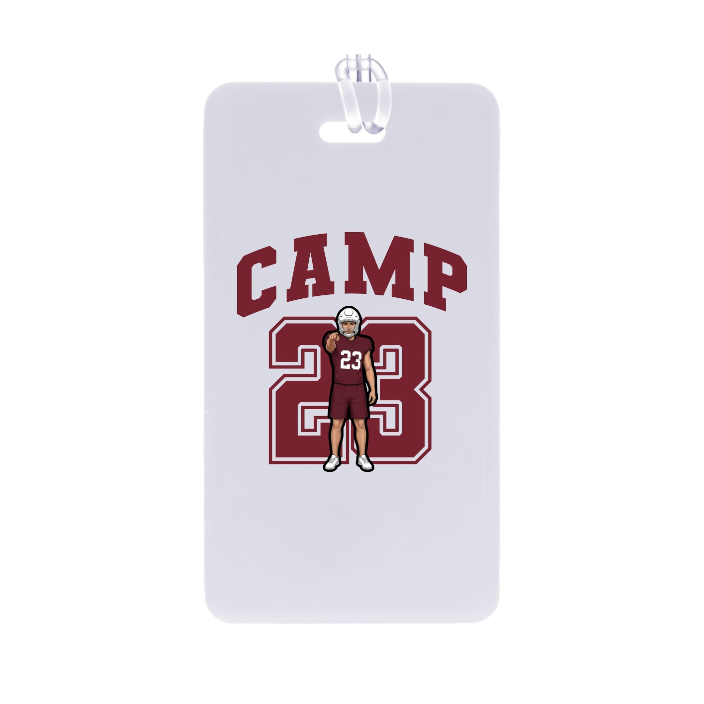 Bag Tag — Number in Classic