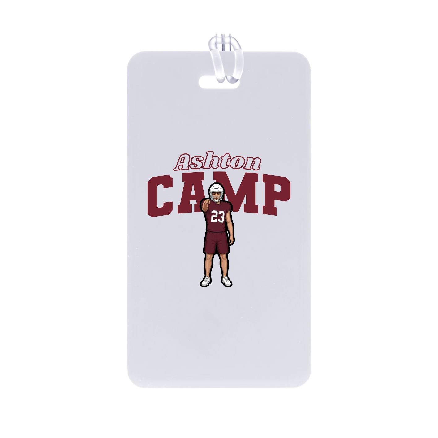 Bag Tag — Name Arch in Classic