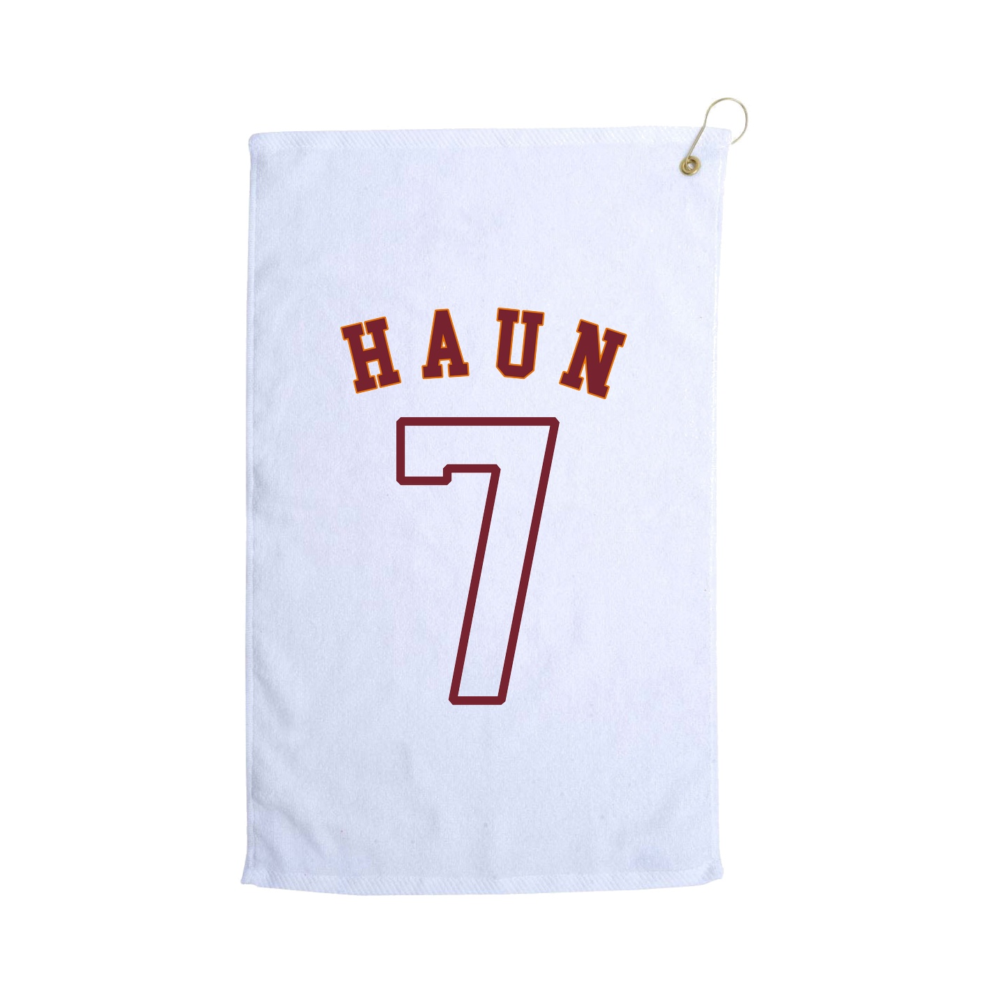 Golf Towel — Shirsey Arch in White