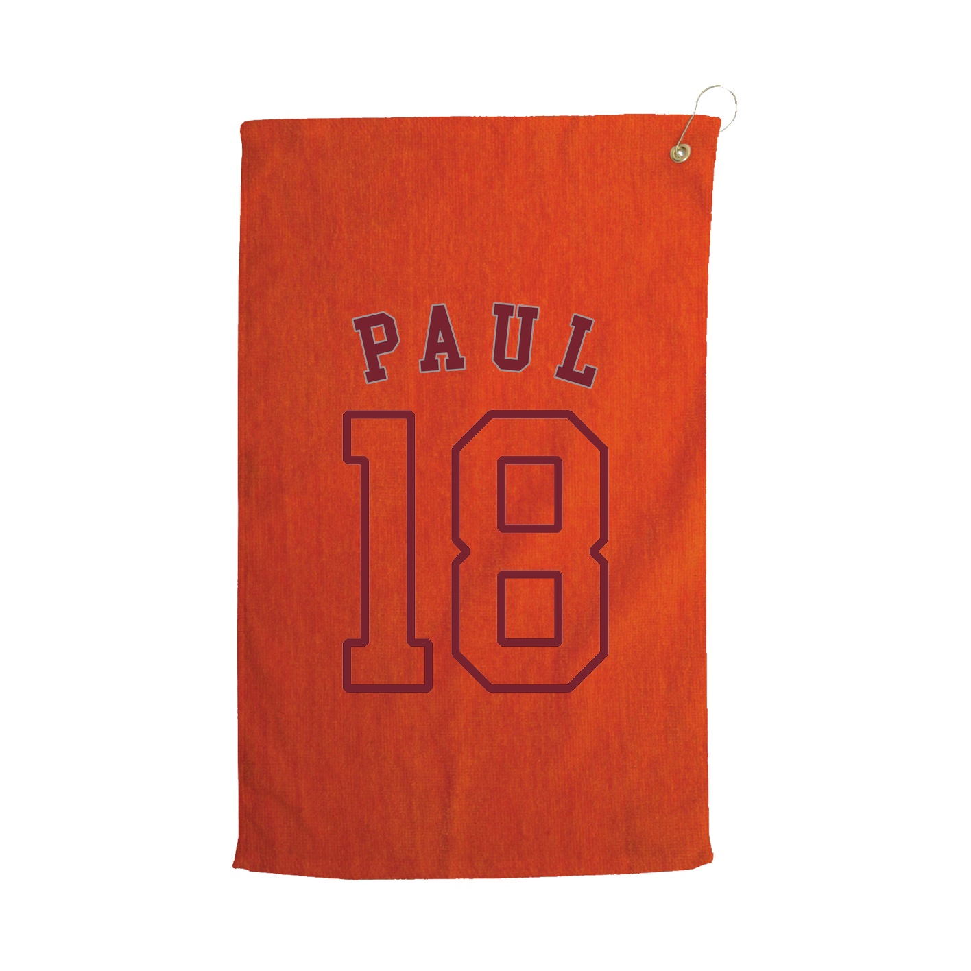 Golf Towel — Shirsey Arch in Orange
