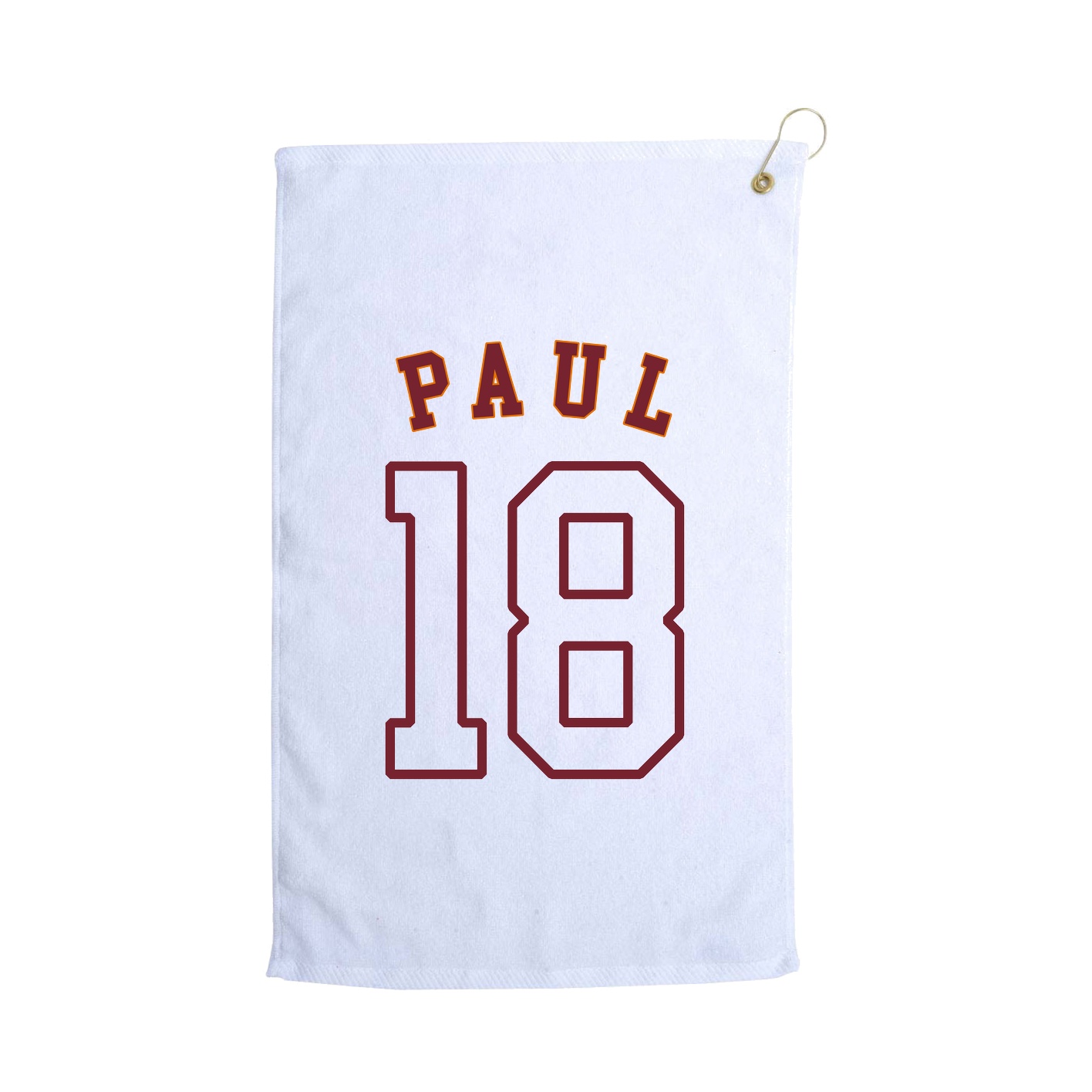 Golf Towel — Shirsey Arch in White