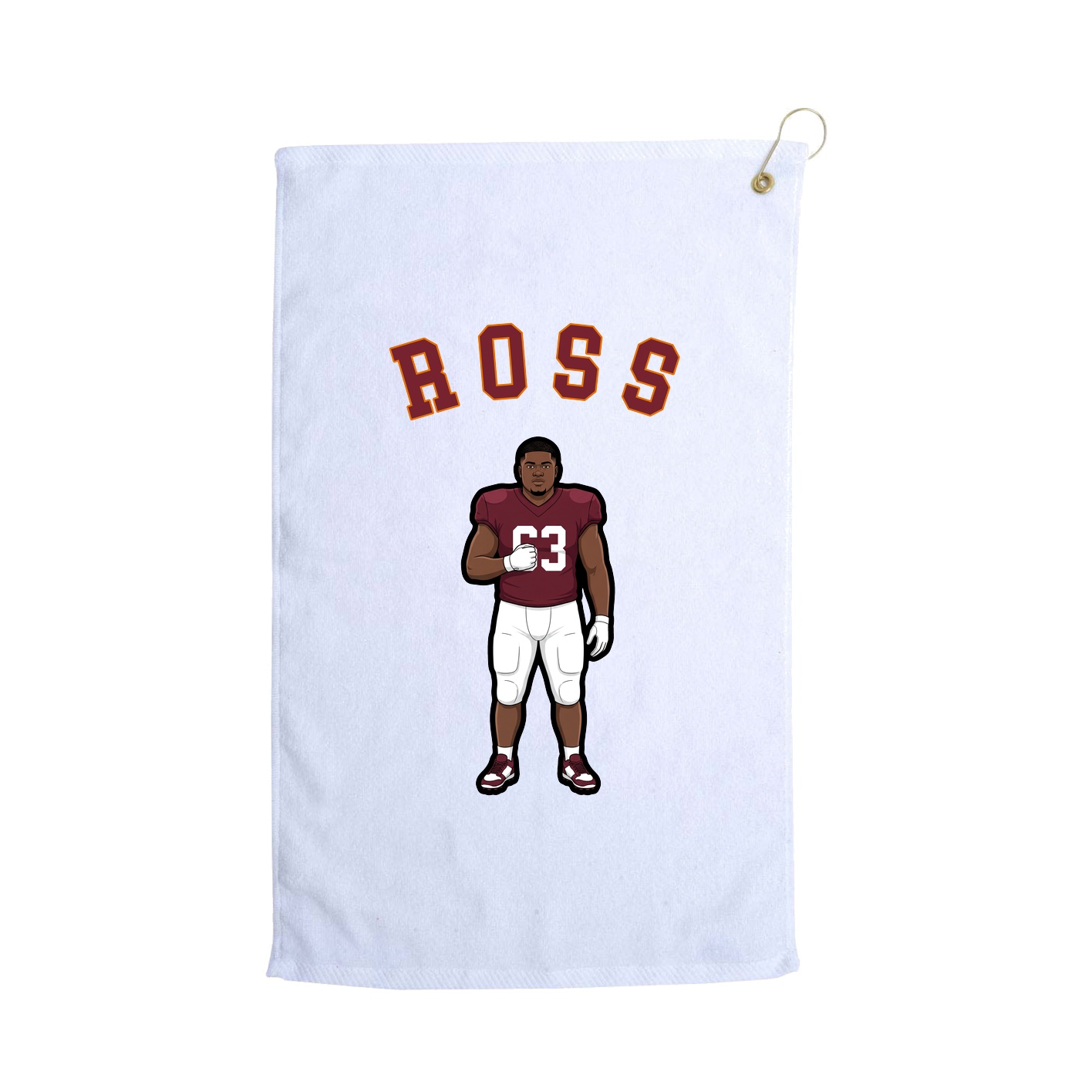 Golf Towel — Classic in White