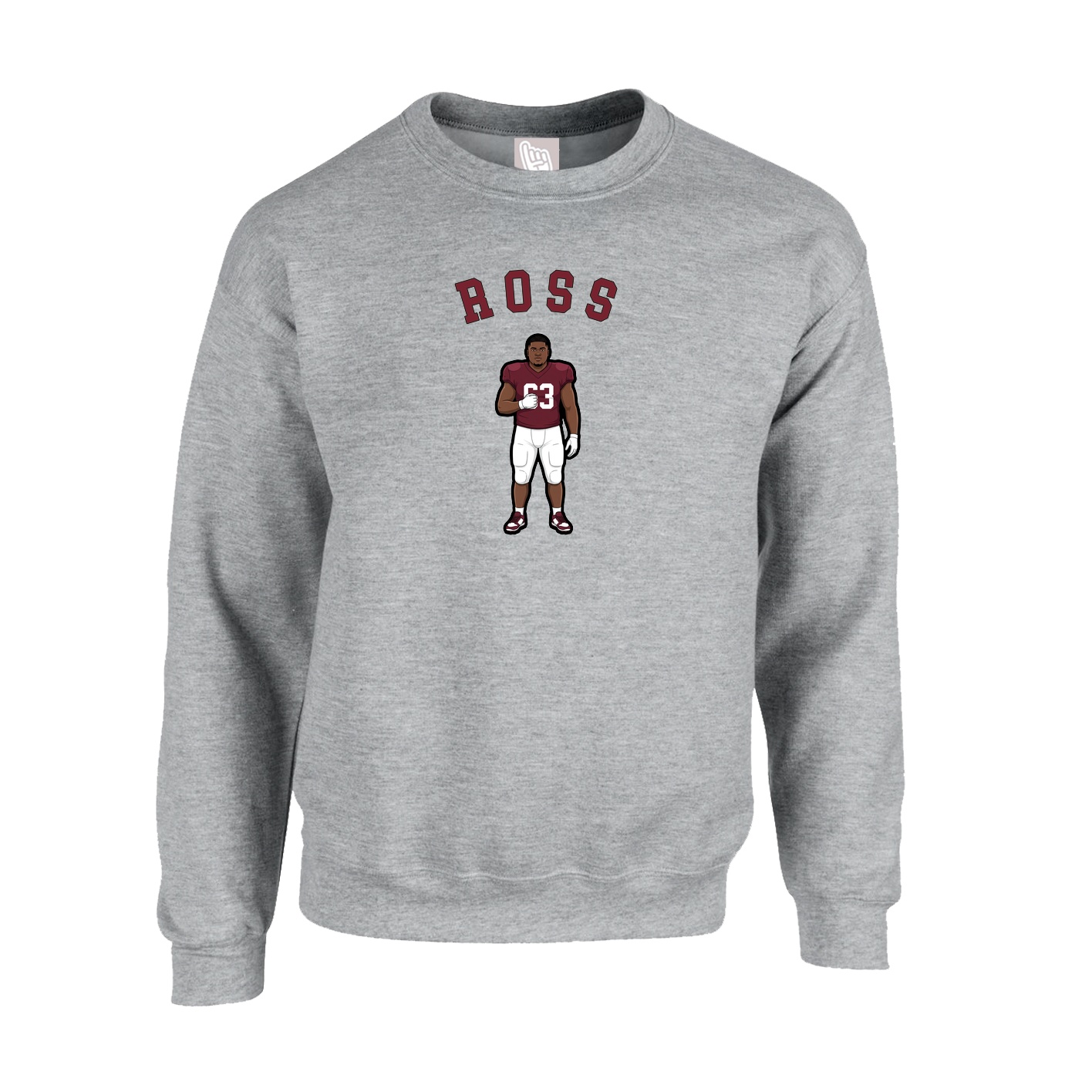 Fleece Crew — Classic in Grey