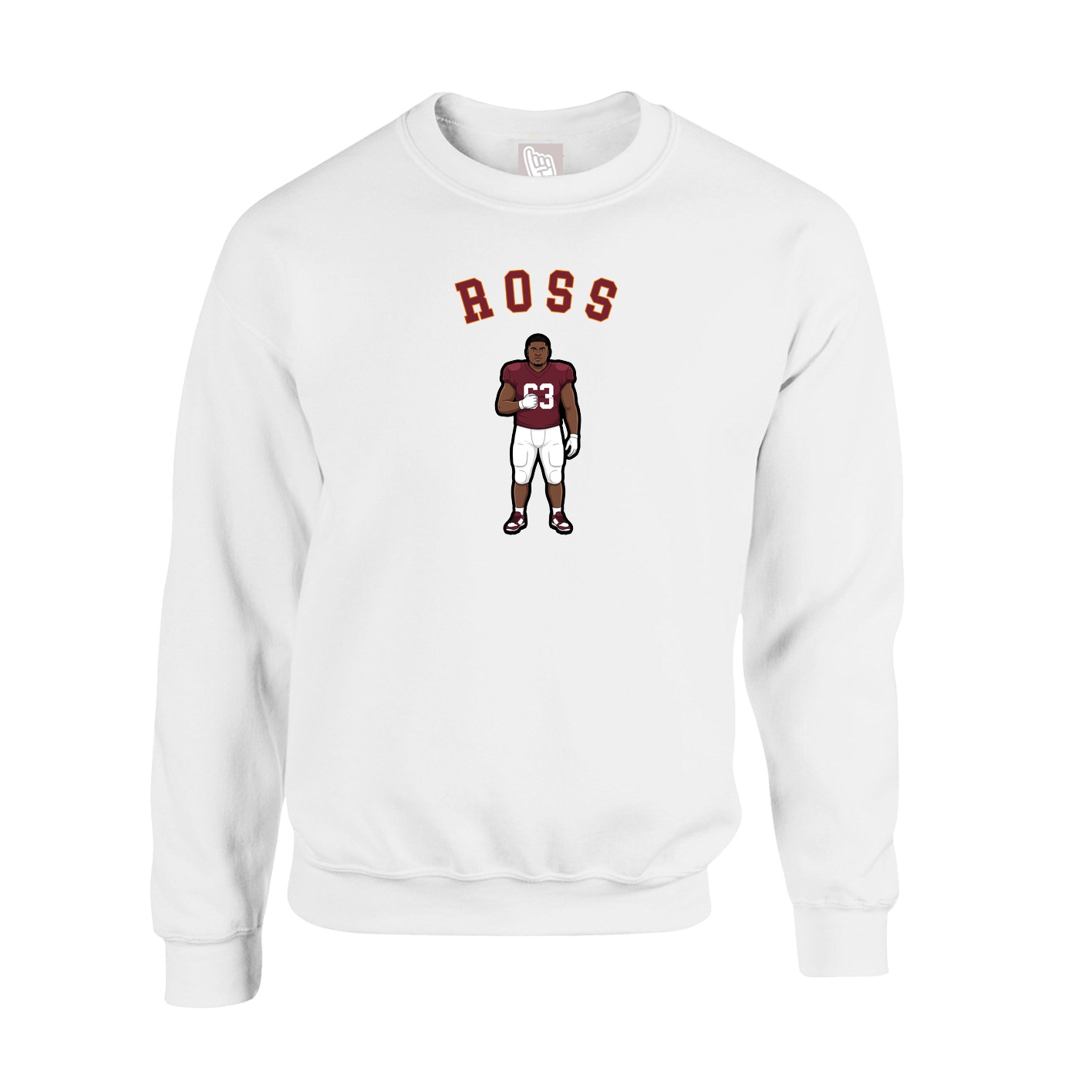 Fleece Crew — Classic in White