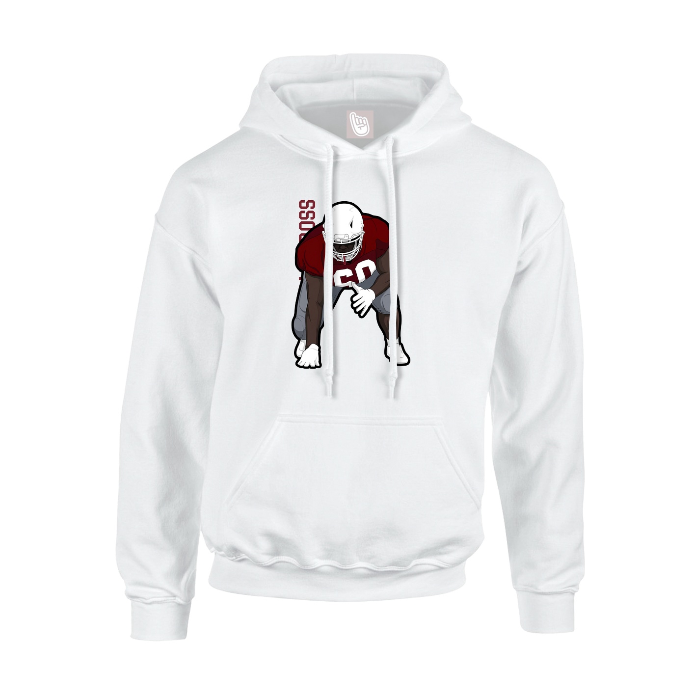 Youth Hoodie — Classic in White