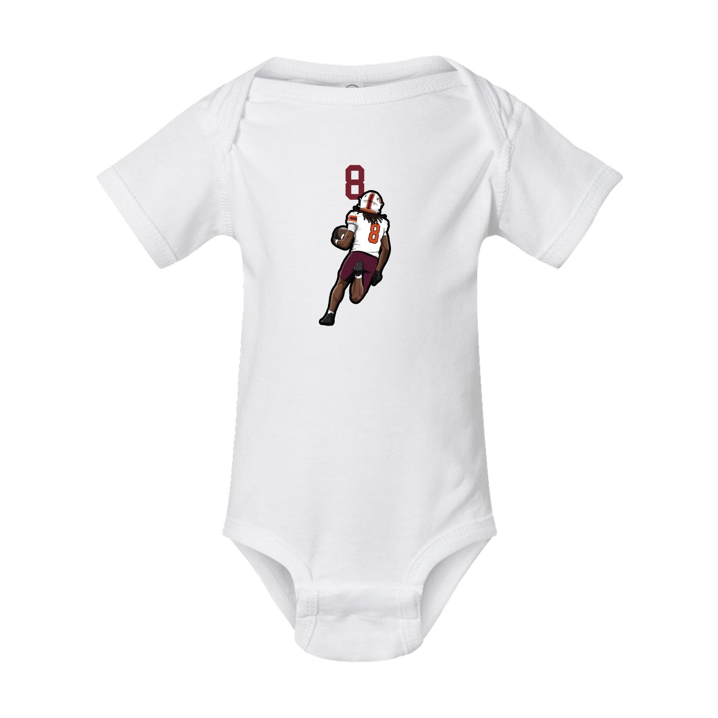 Baby Onesie — Number Top in White