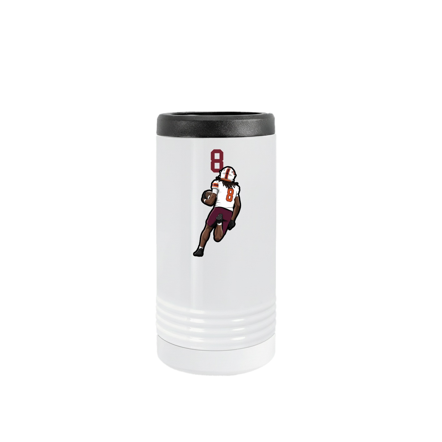 Slim Beverage Holder — Number Top in White