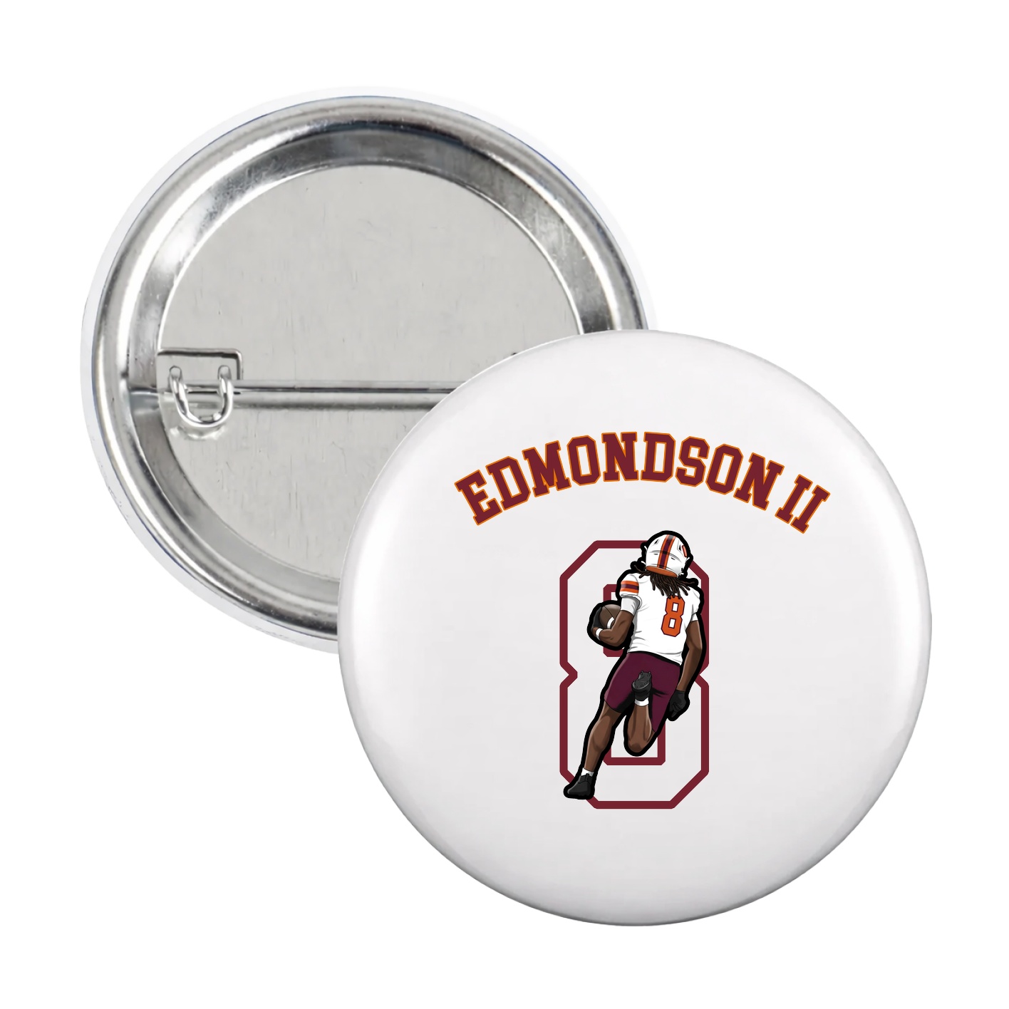 Game Day Button — Shirsey Arch in White