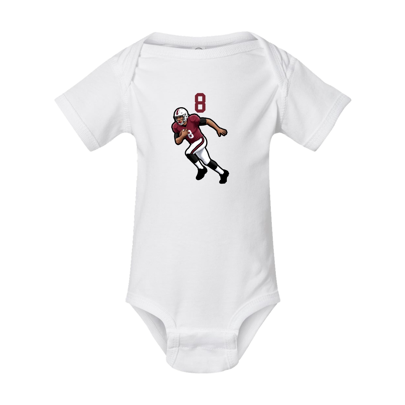 Baby Onesie — Number Top in White